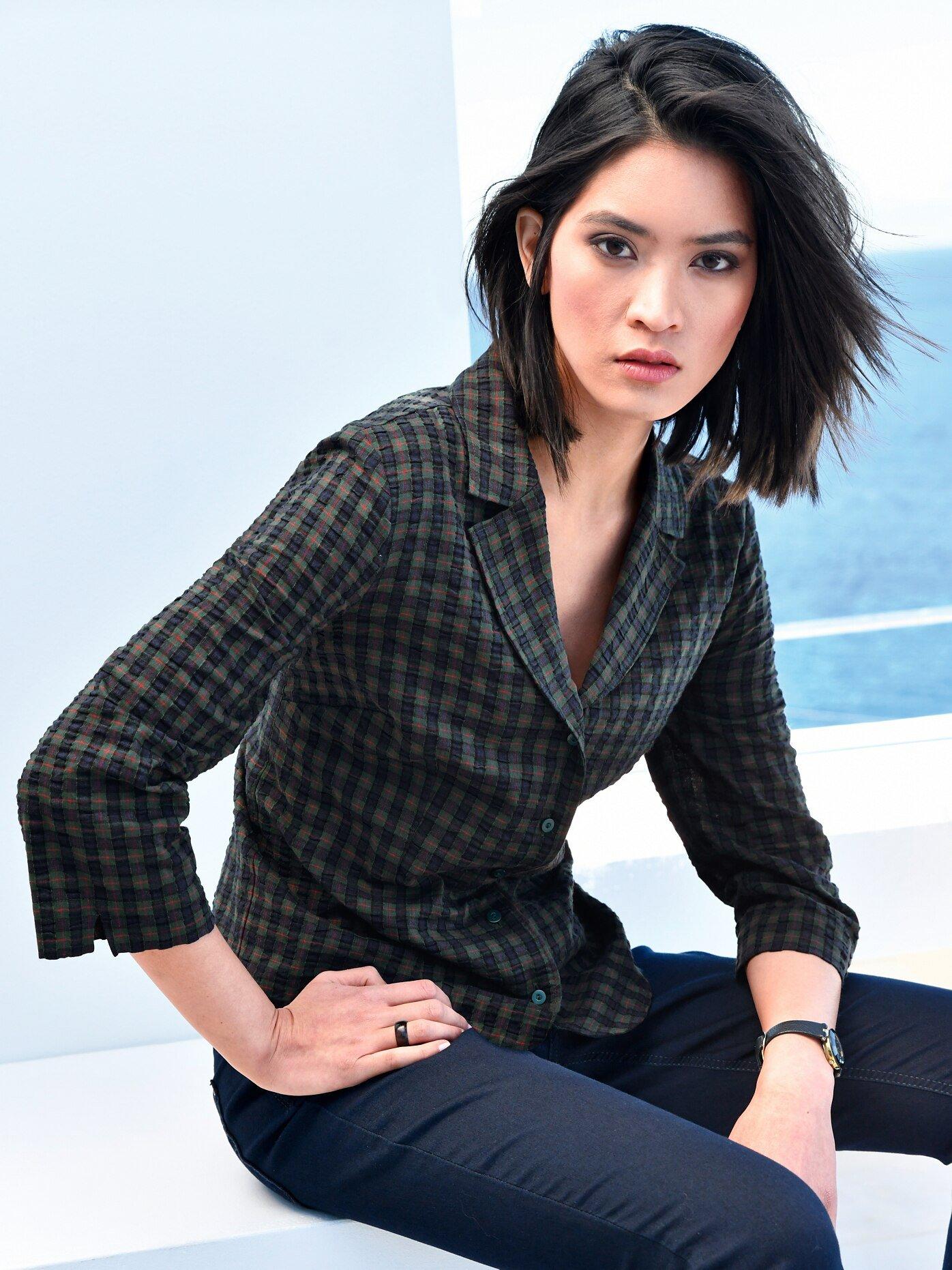 mayfair by Peter Hahn - Bluse mit 3/4-Arm
