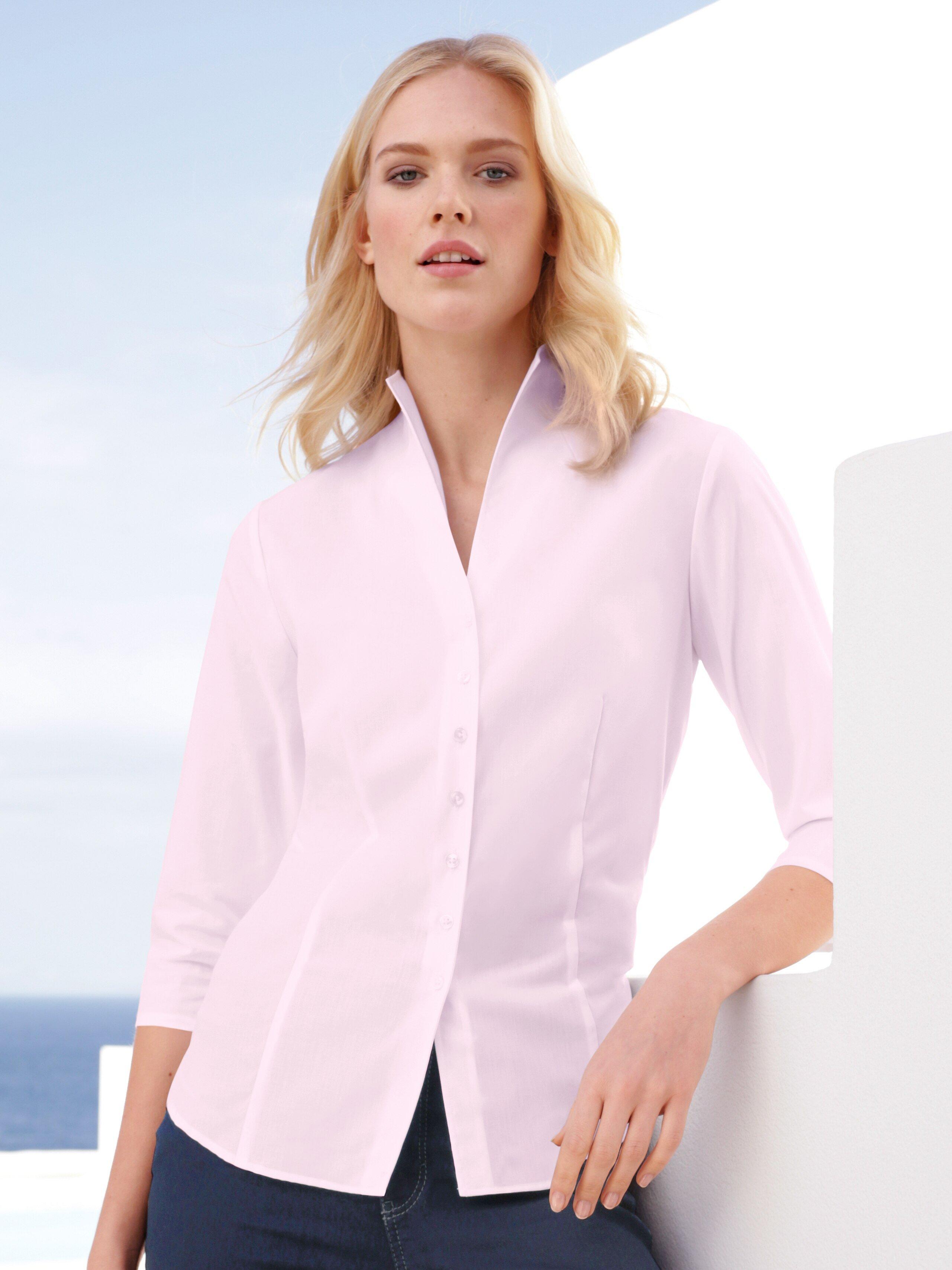 Eterna - Bluse mit Kelchkragen