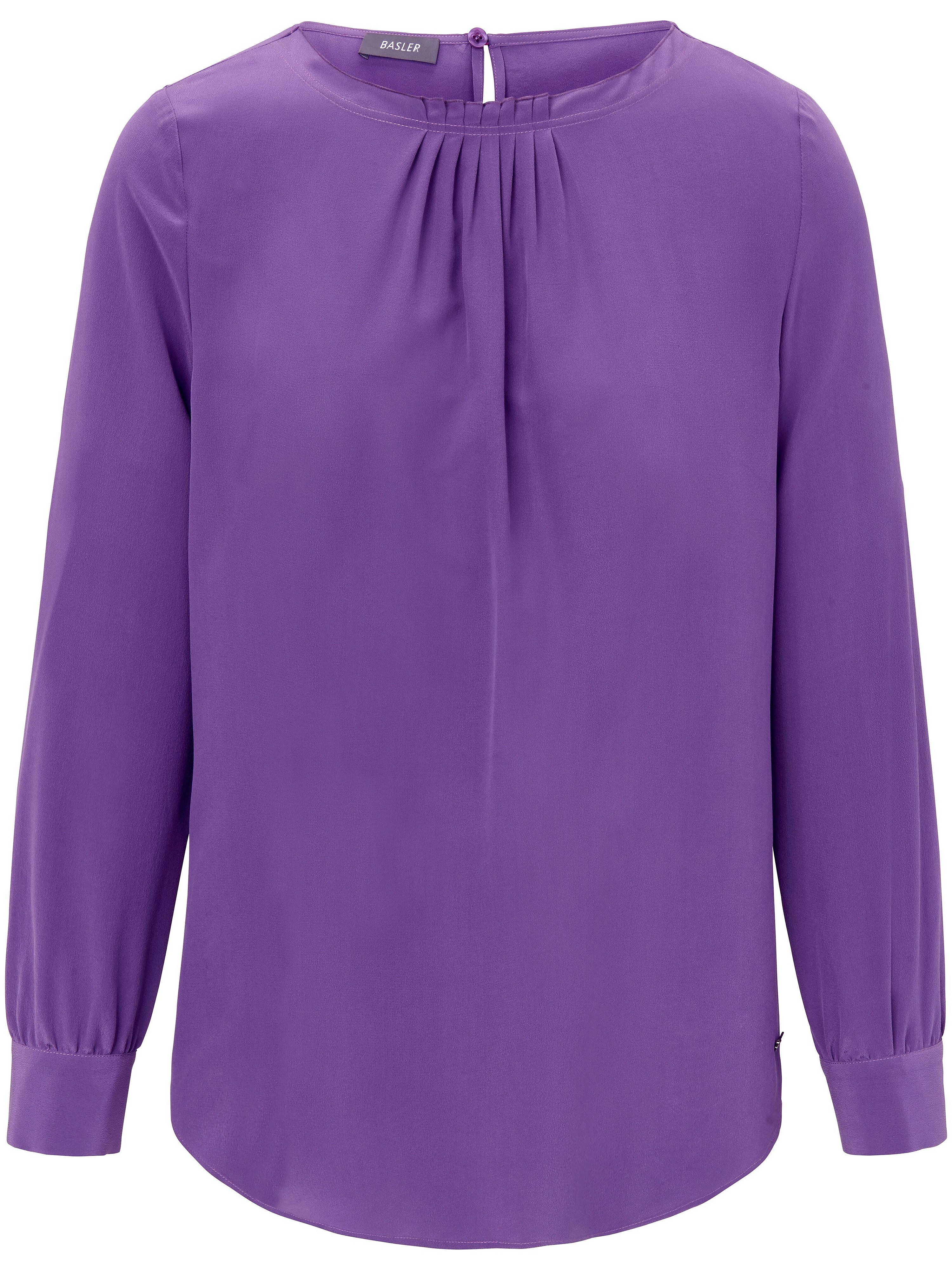 La blouse 100% soie  Basler violet taille 40