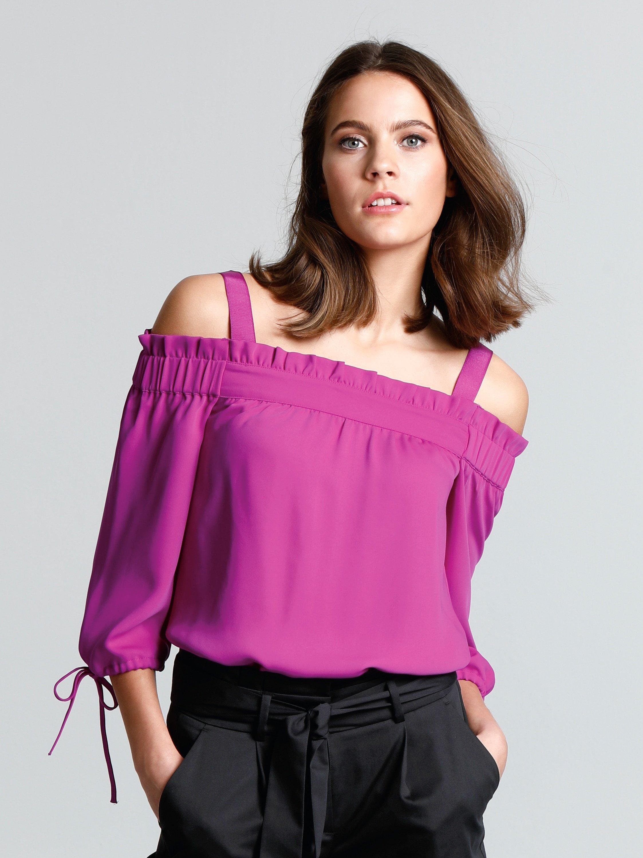 comma, - Bluse mit 3/4-Arm