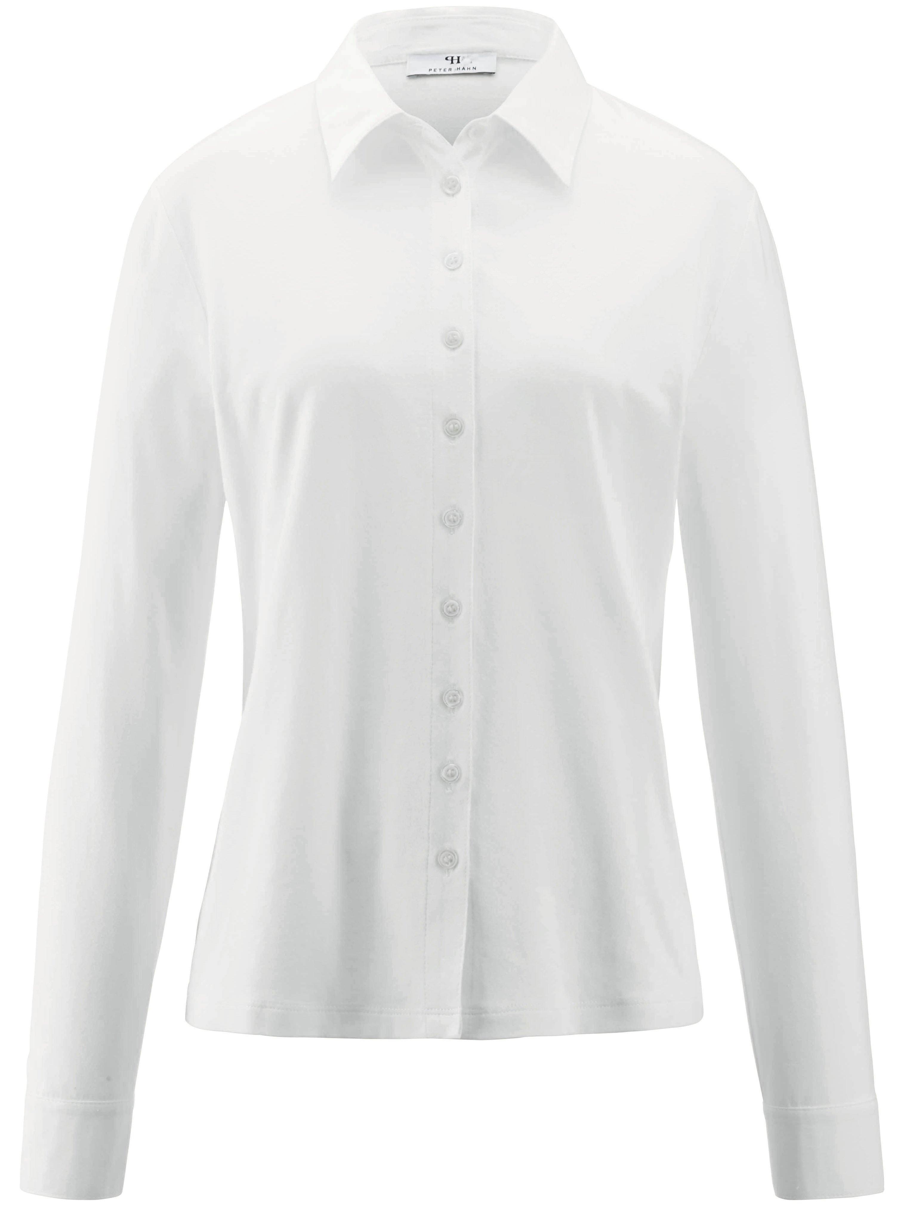 Jersey-Bluse Peter Hahn weiss günstig online kaufen