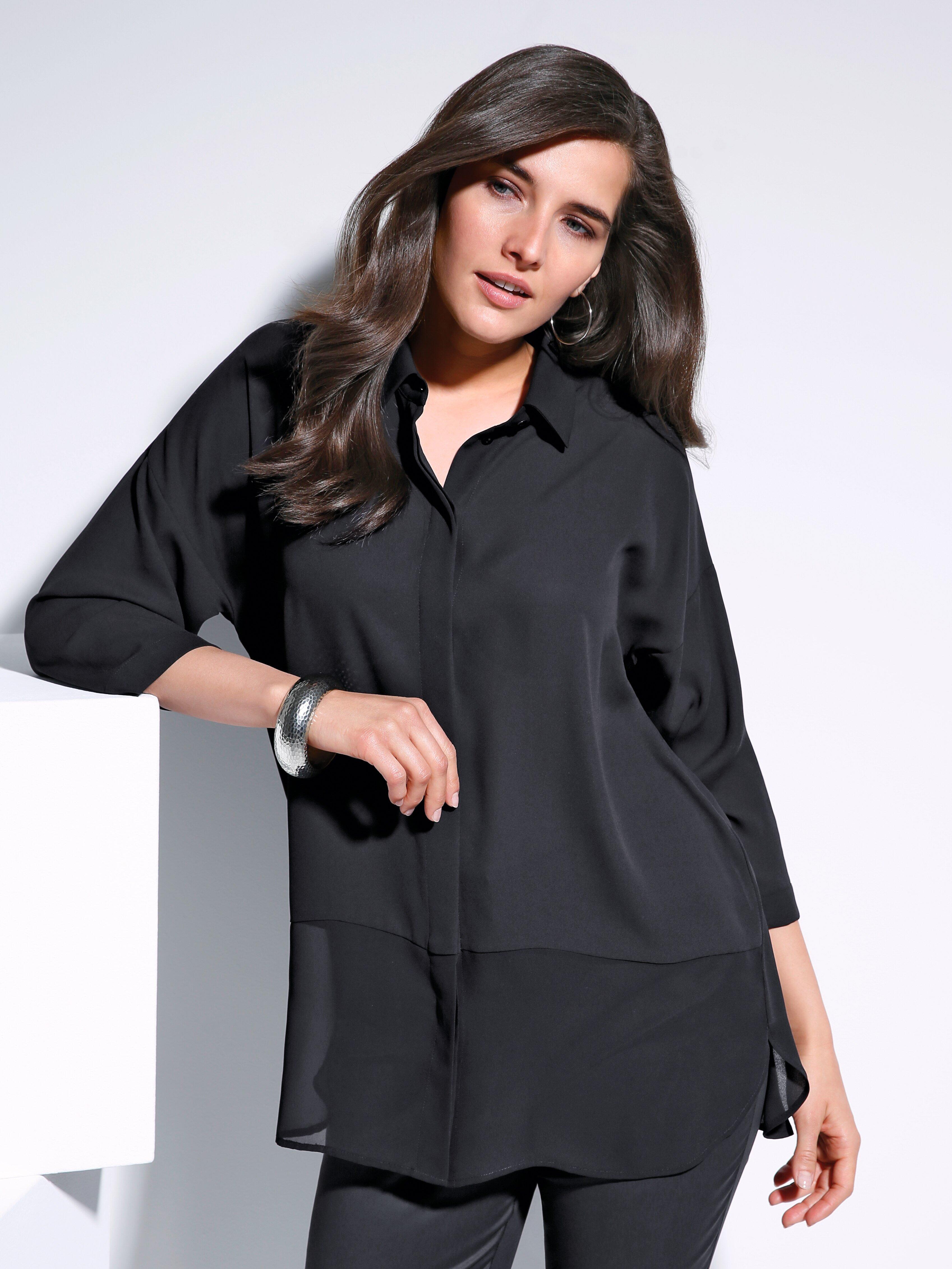 Samoon - Blouse met 3/4-mouwen