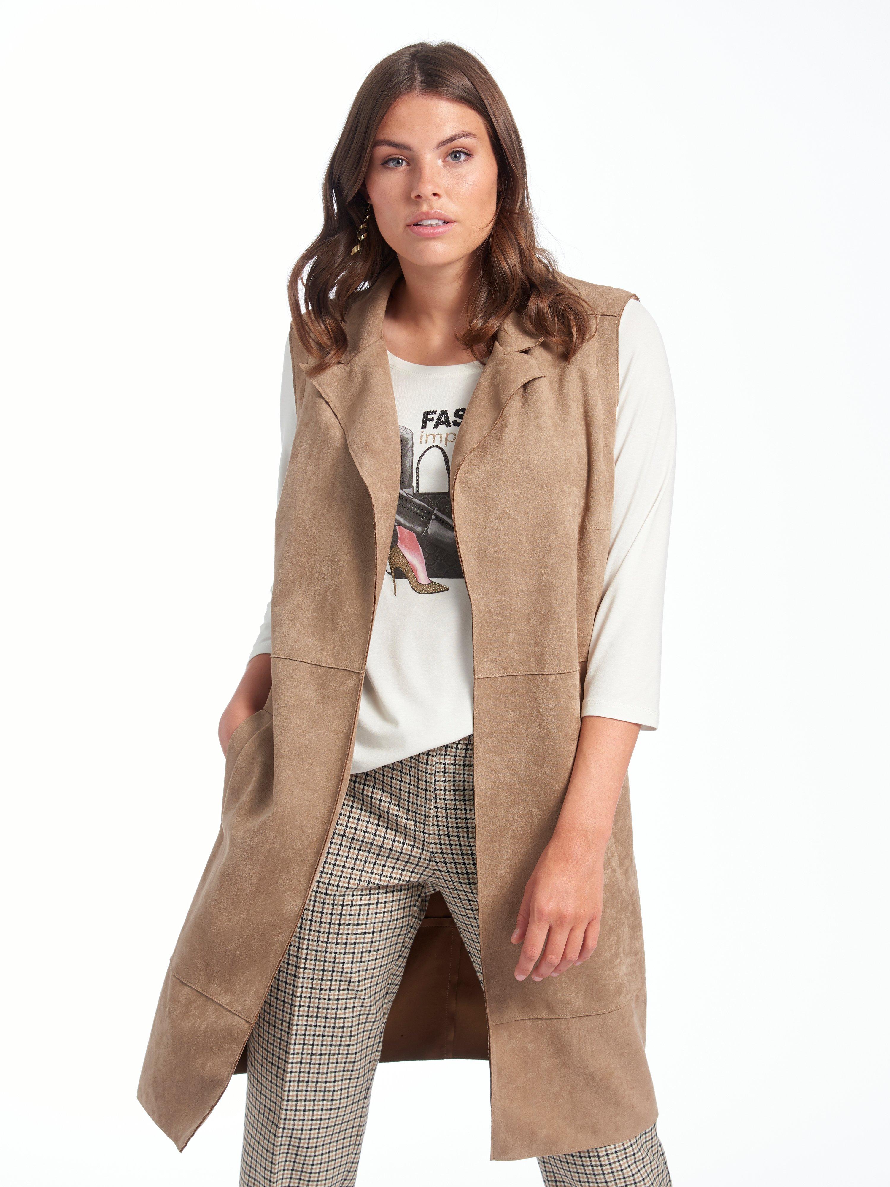 Emilia Lay - Le gilet long 2 poches