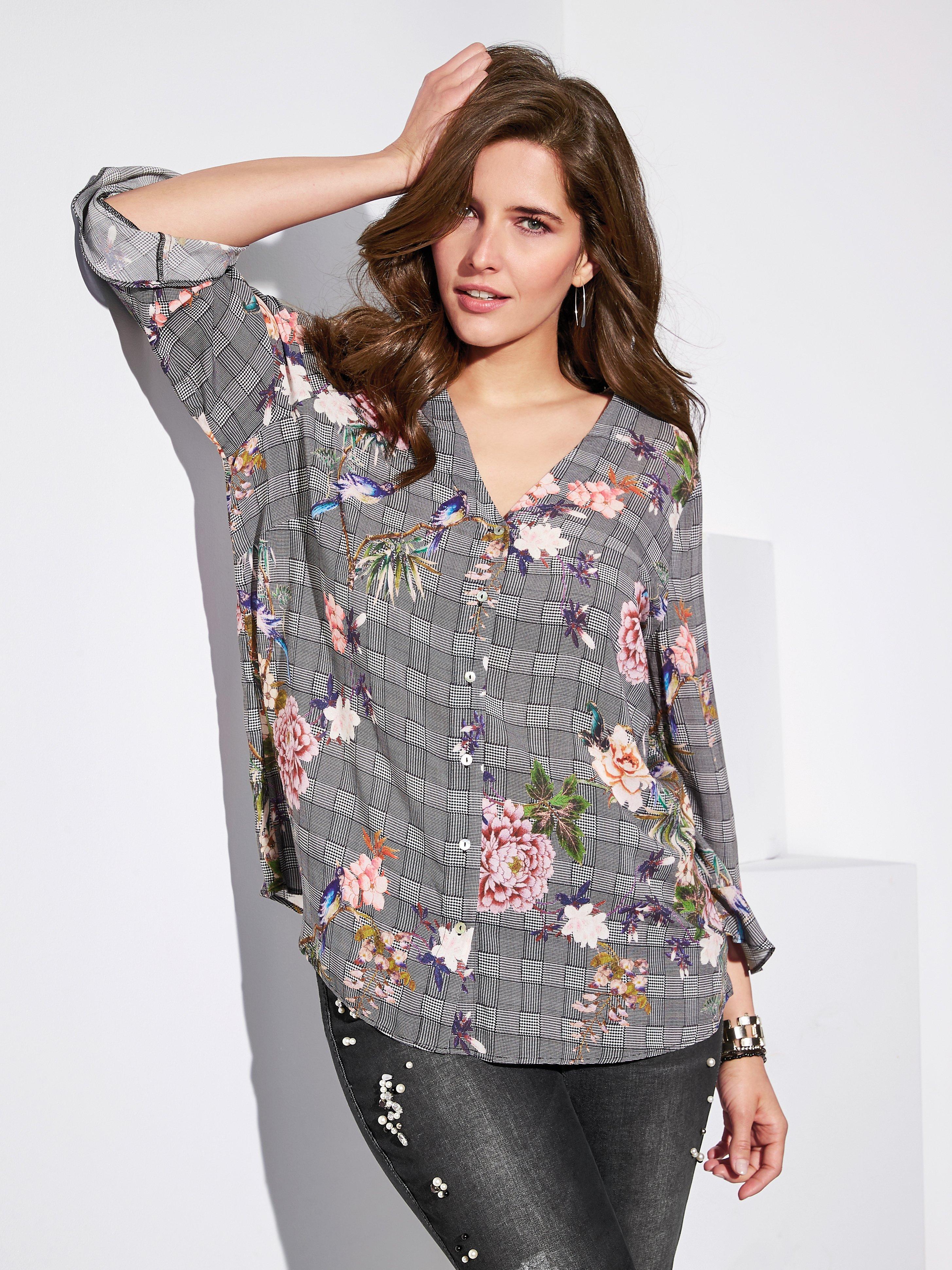 Via Appia Due - Bluse mit 3/4-Arm