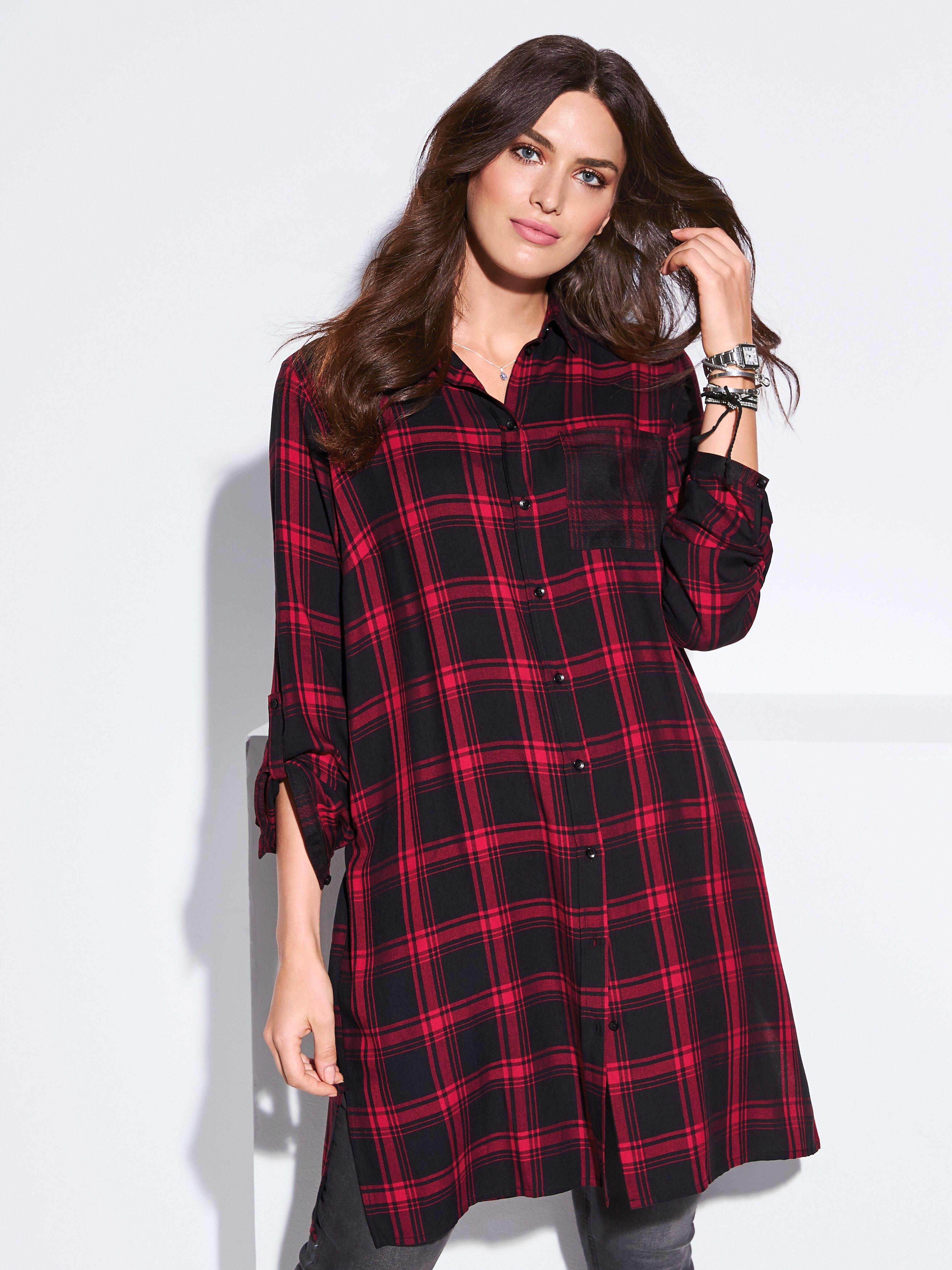 frapp - Lange blouse met overhemdkraag