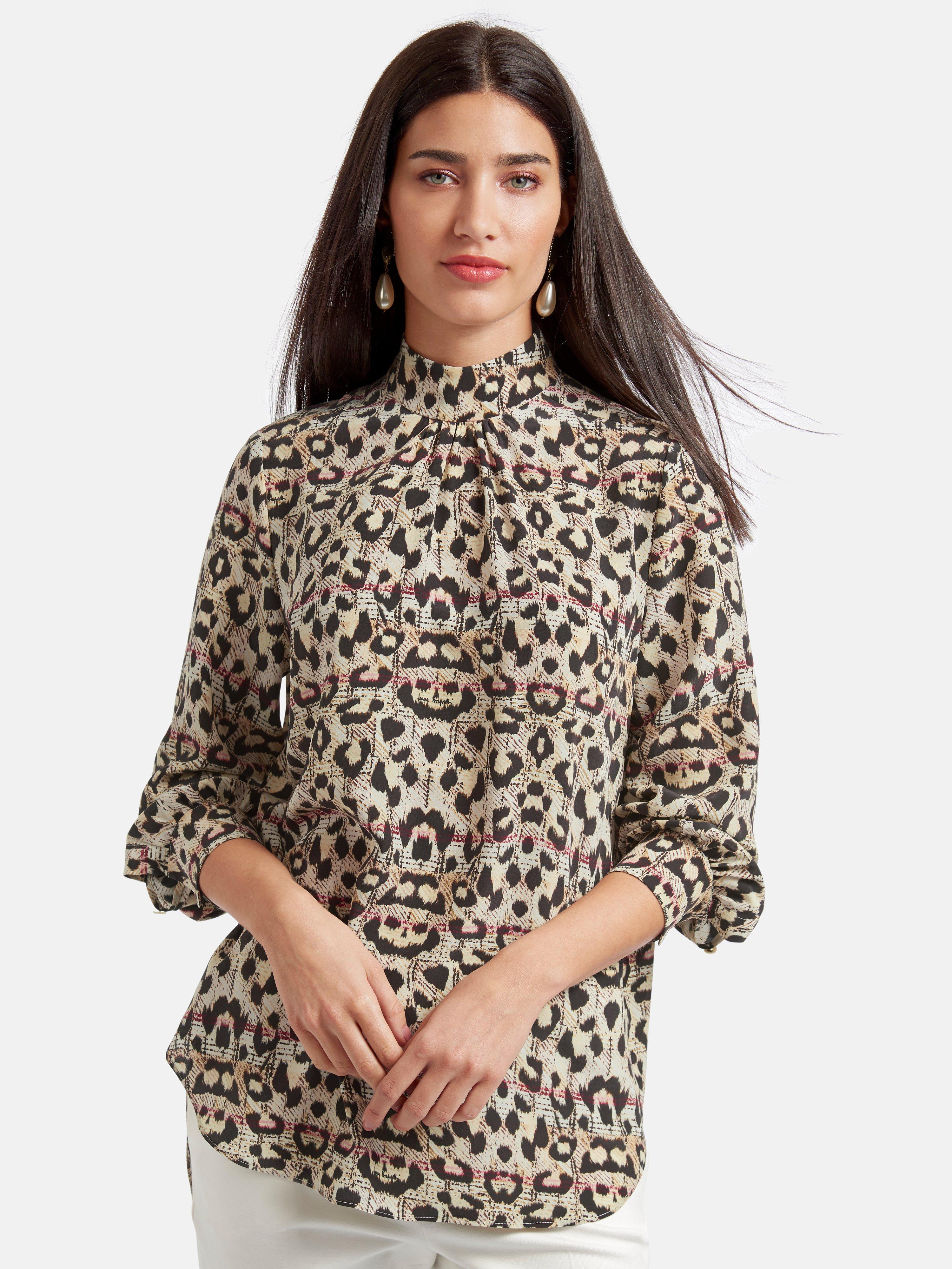 Laura Biagiotti Roma - Bluse zum Schlupfen aus 100% Seide