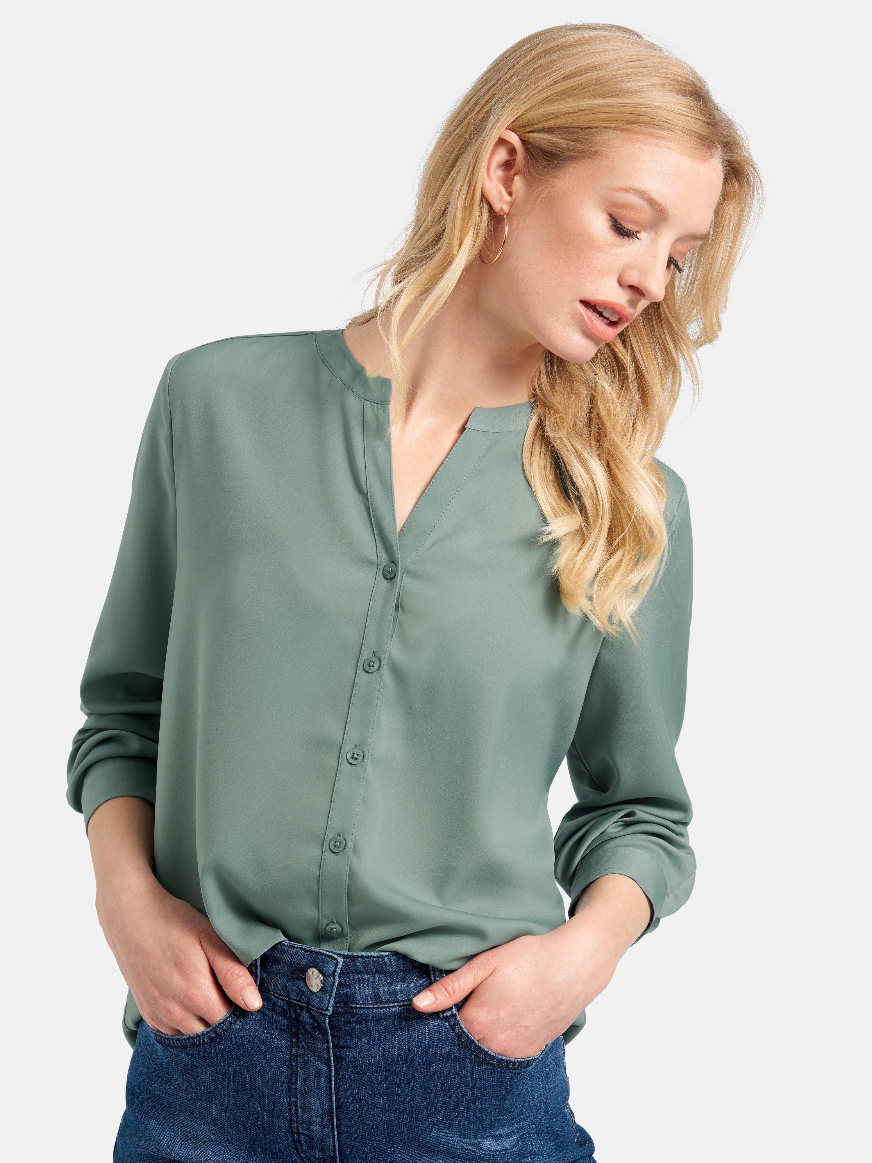 Basler - Blouse in iets langer model met lange mouwen