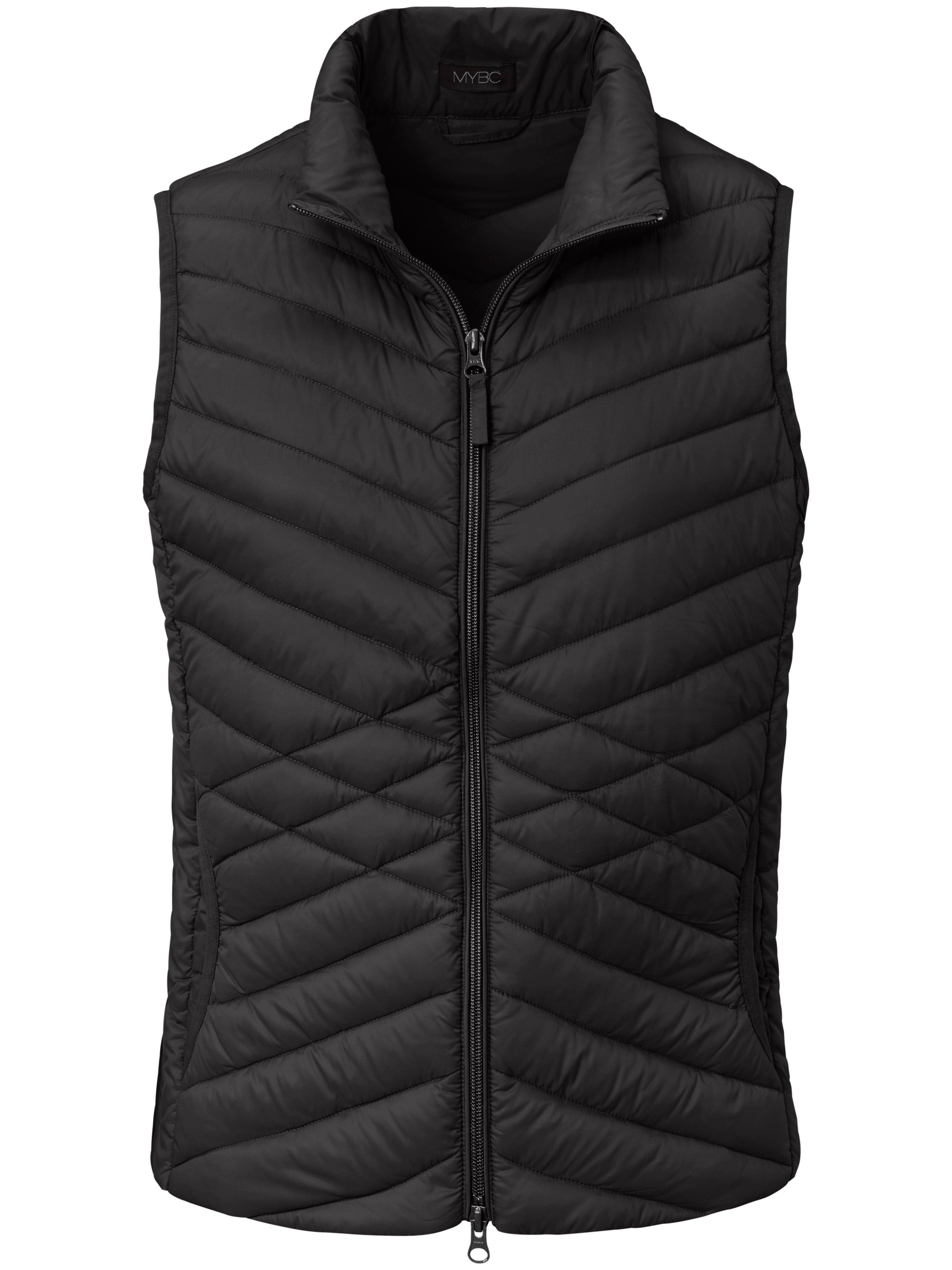 Donzen bodywarmer deelbare ritssluiting Van MYBC zwart