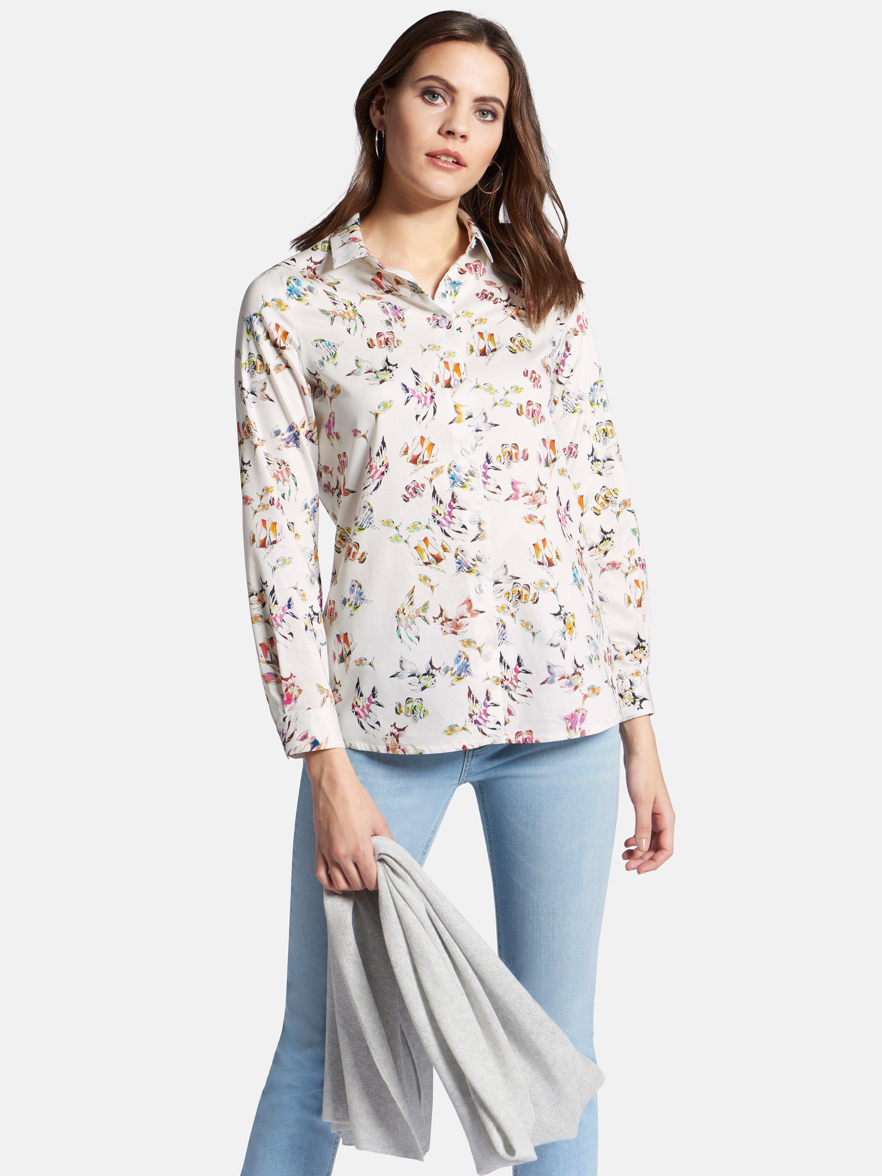 Peter Hahn - Bluse mit Hemdkragen