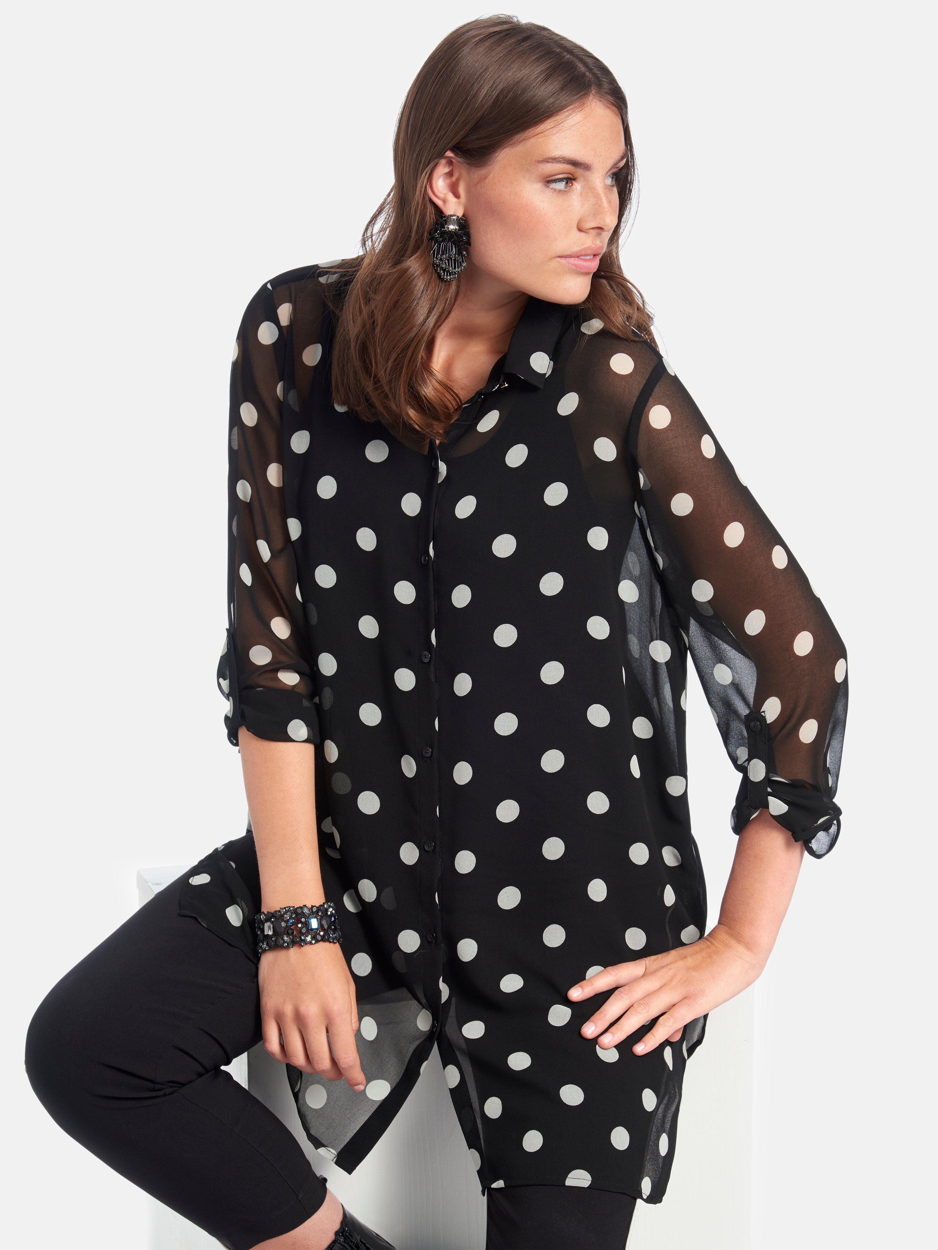 frapp - 2-in-1-Bluse zum Krempeln