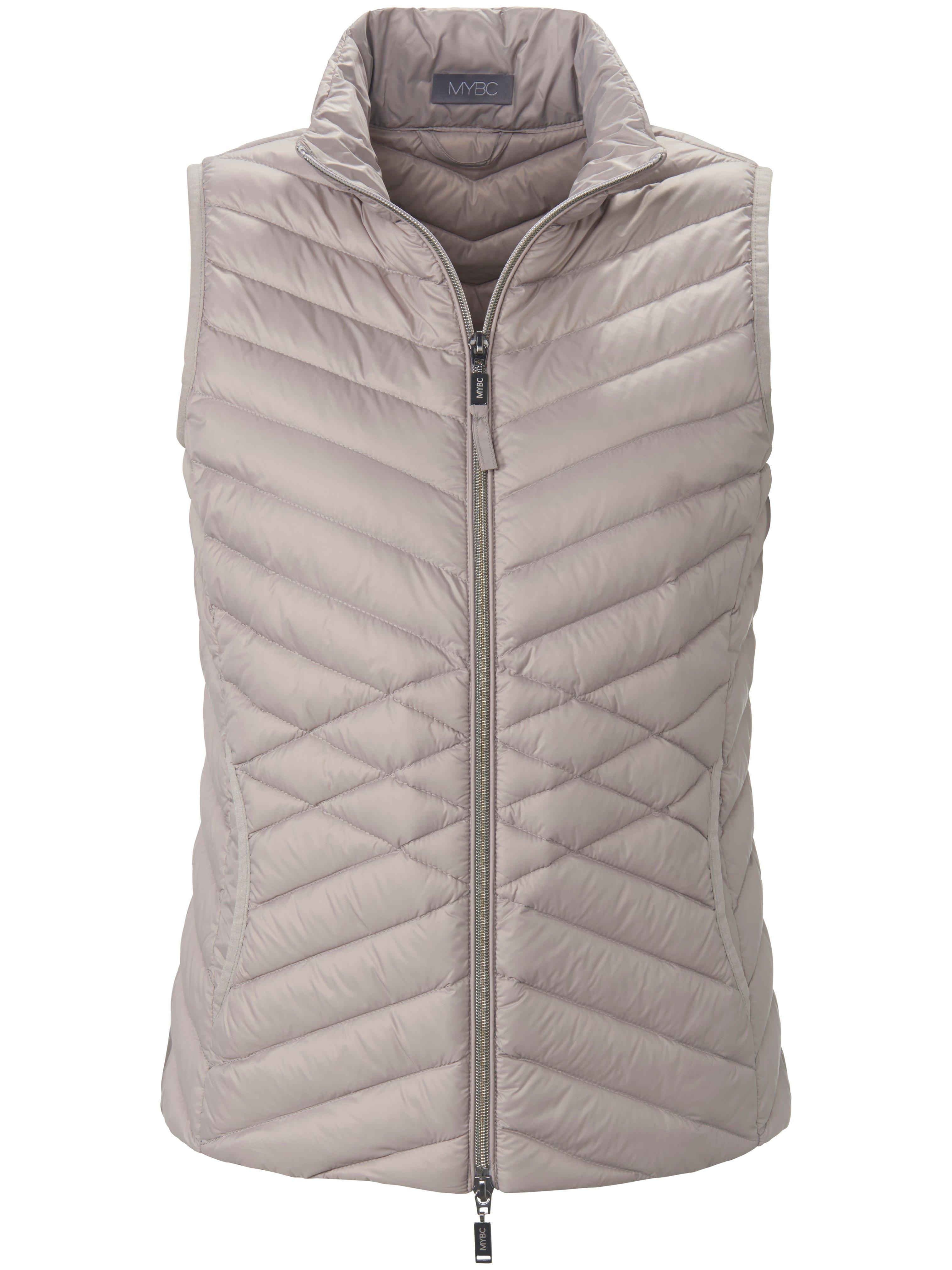 Donzen bodywarmer deelbare ritssluiting Van MYBC beige