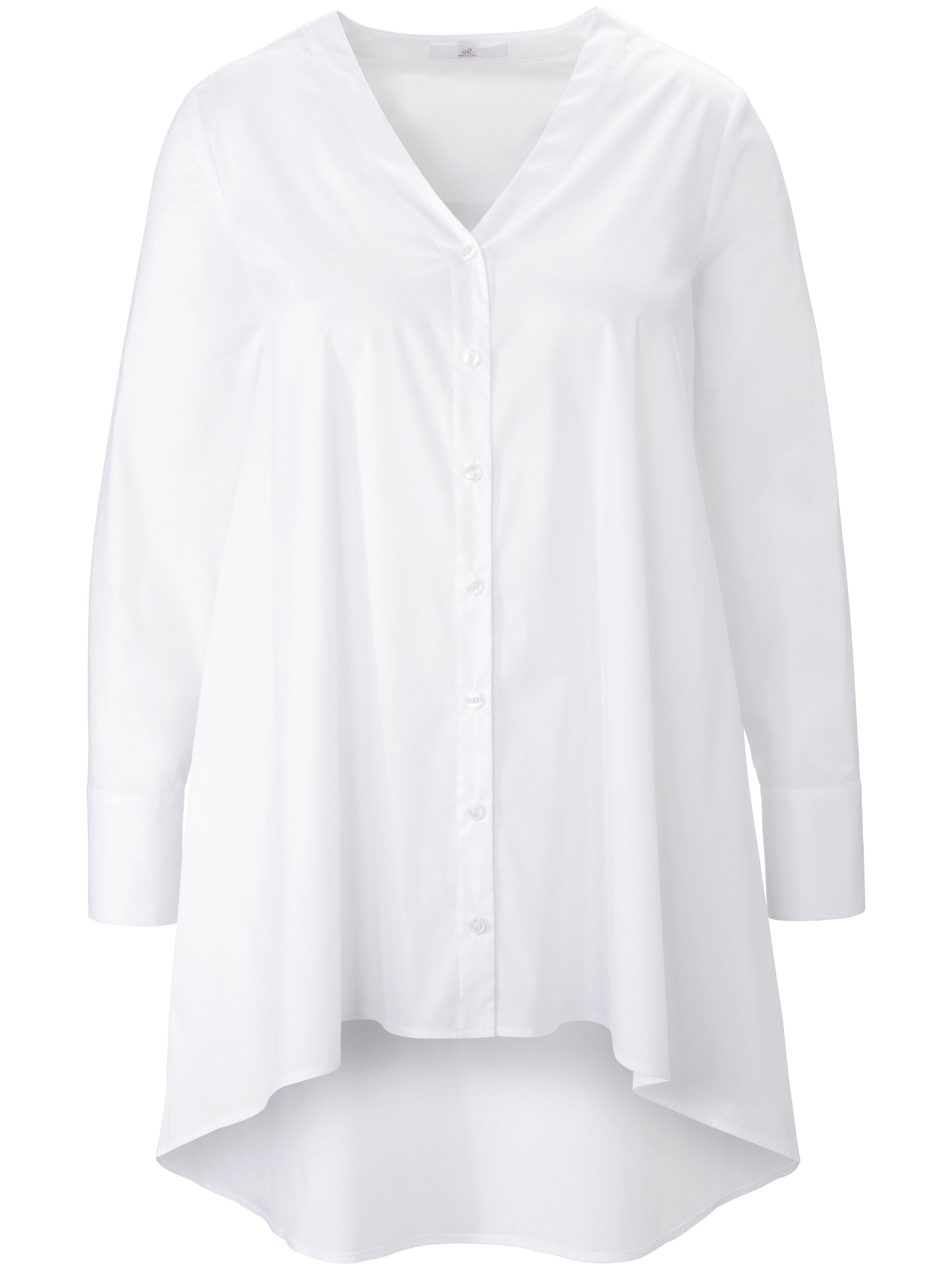 Lange blouse lange mouwen Van Emilia Lay wit