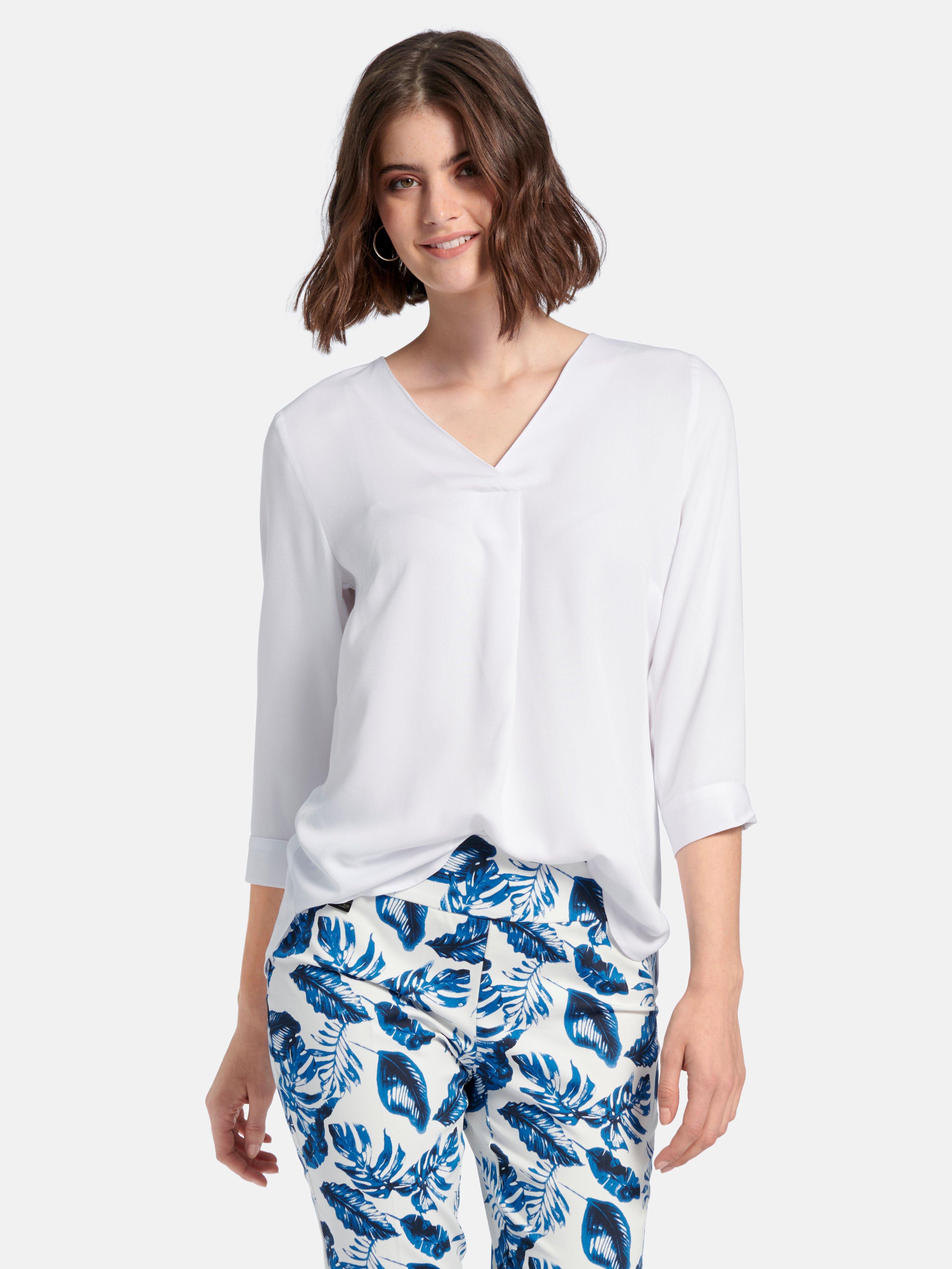 Peter Hahn - Blouse met 3/4-mouwen