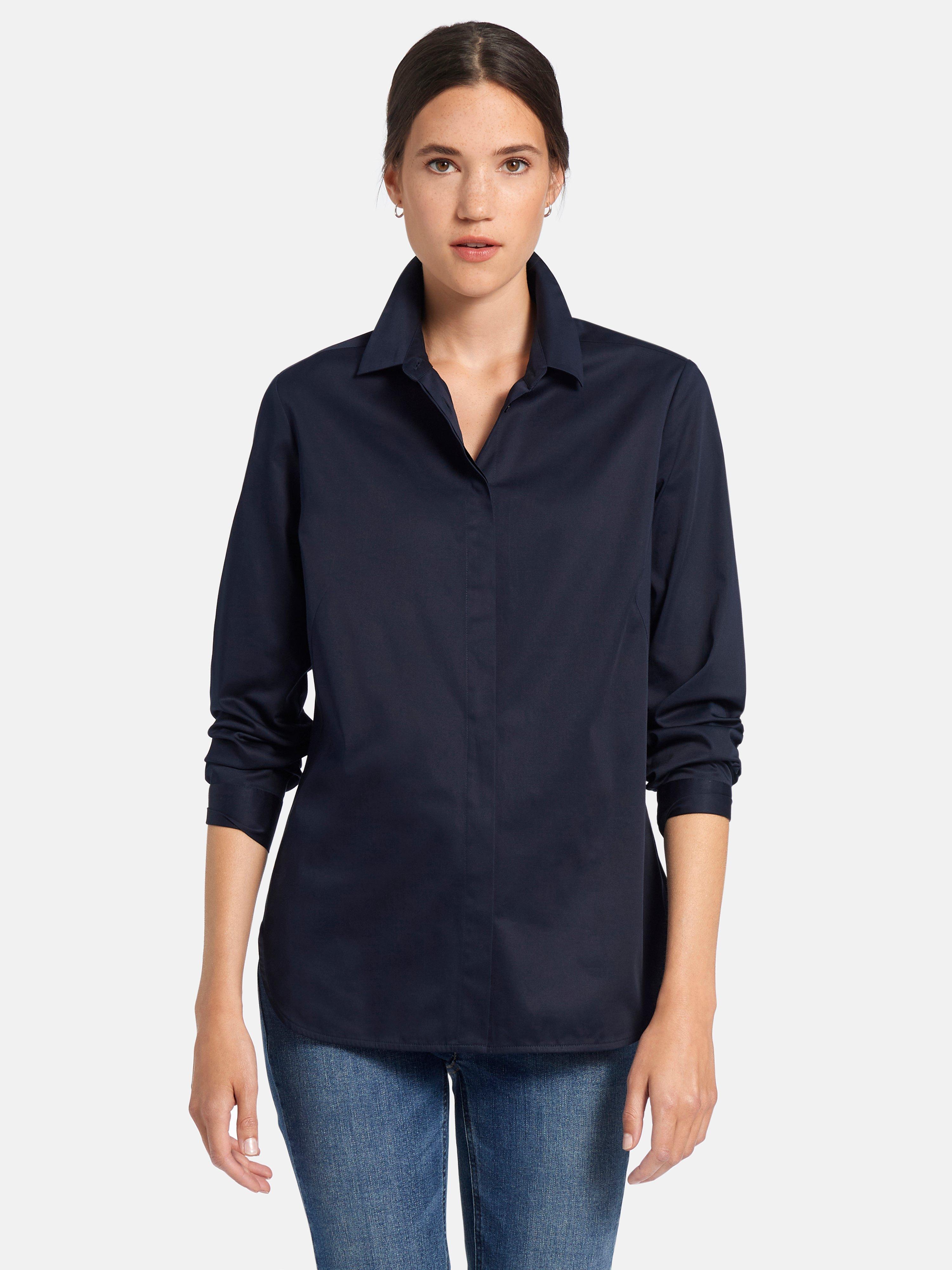 DAY.LIKE - Bluse mit kleinem Hemdkragen