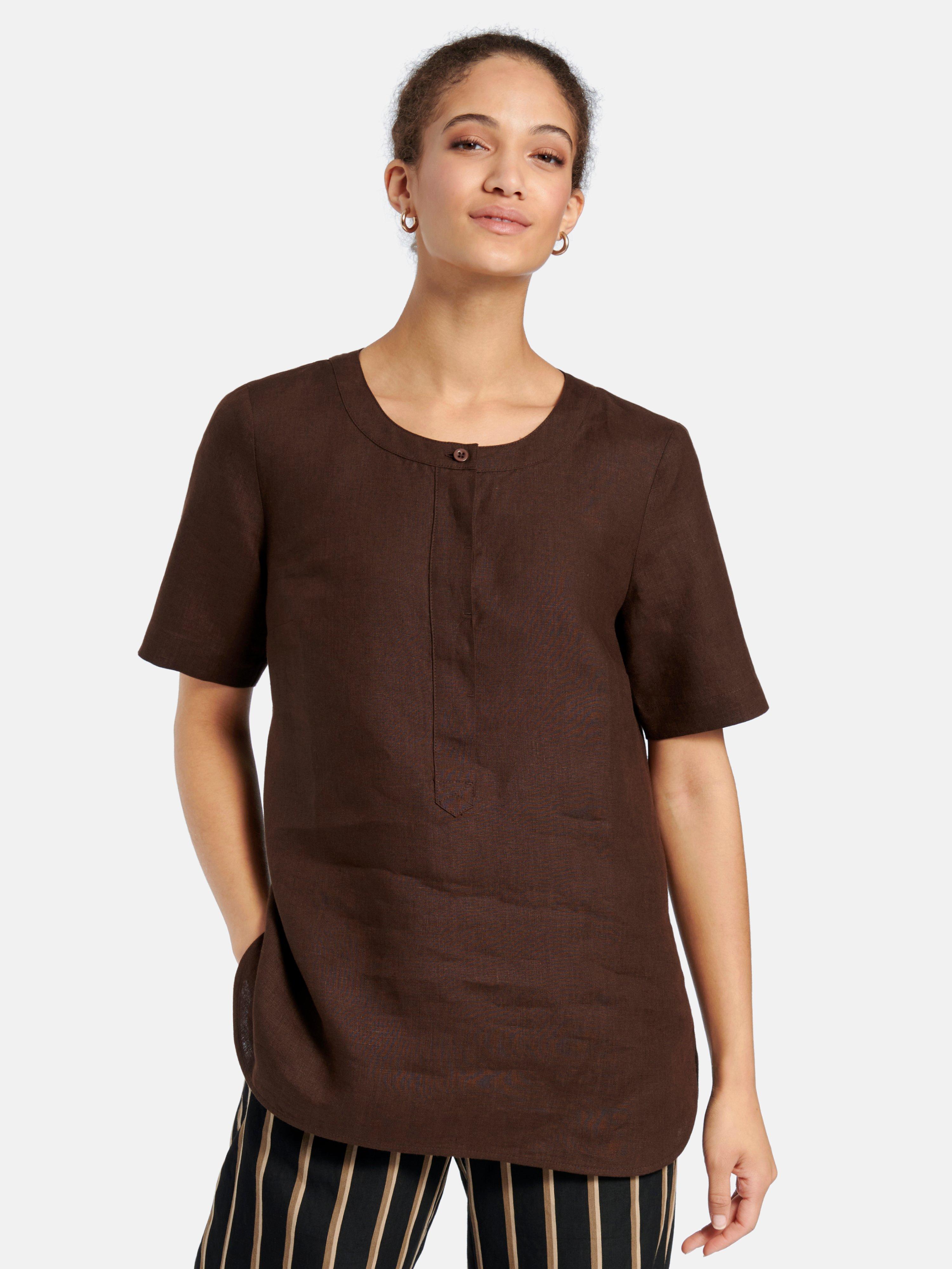 Peter Hahn - Bluse aus 100% Leinen