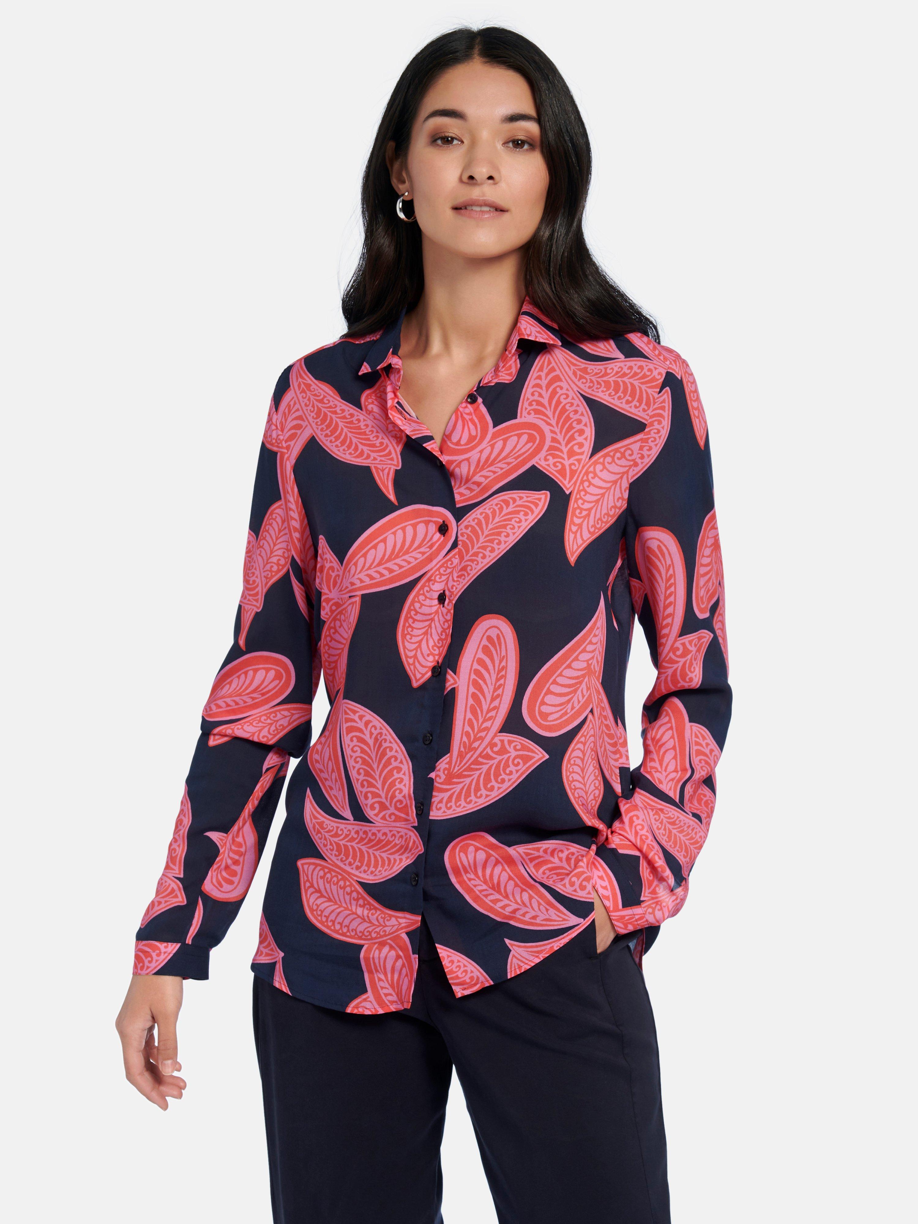 Eterna - Blouse met lange mouwen en print