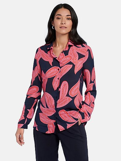 Eterna - Tunic style blouse with print - navy/multicoloured