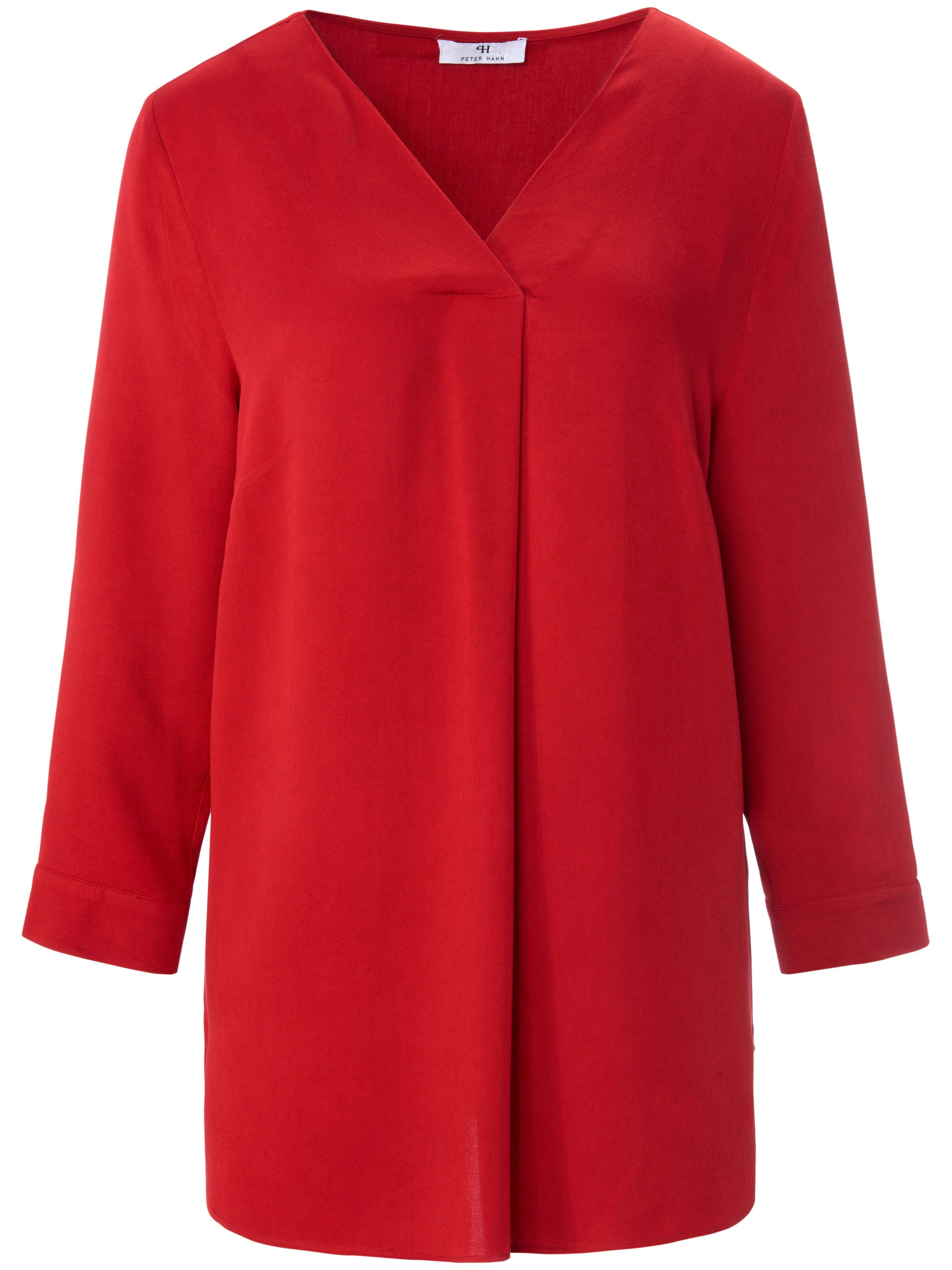 Thumbnail - Peter Hahn - Bluse mit 3/4-Arm, rot, Gr. 40 / M