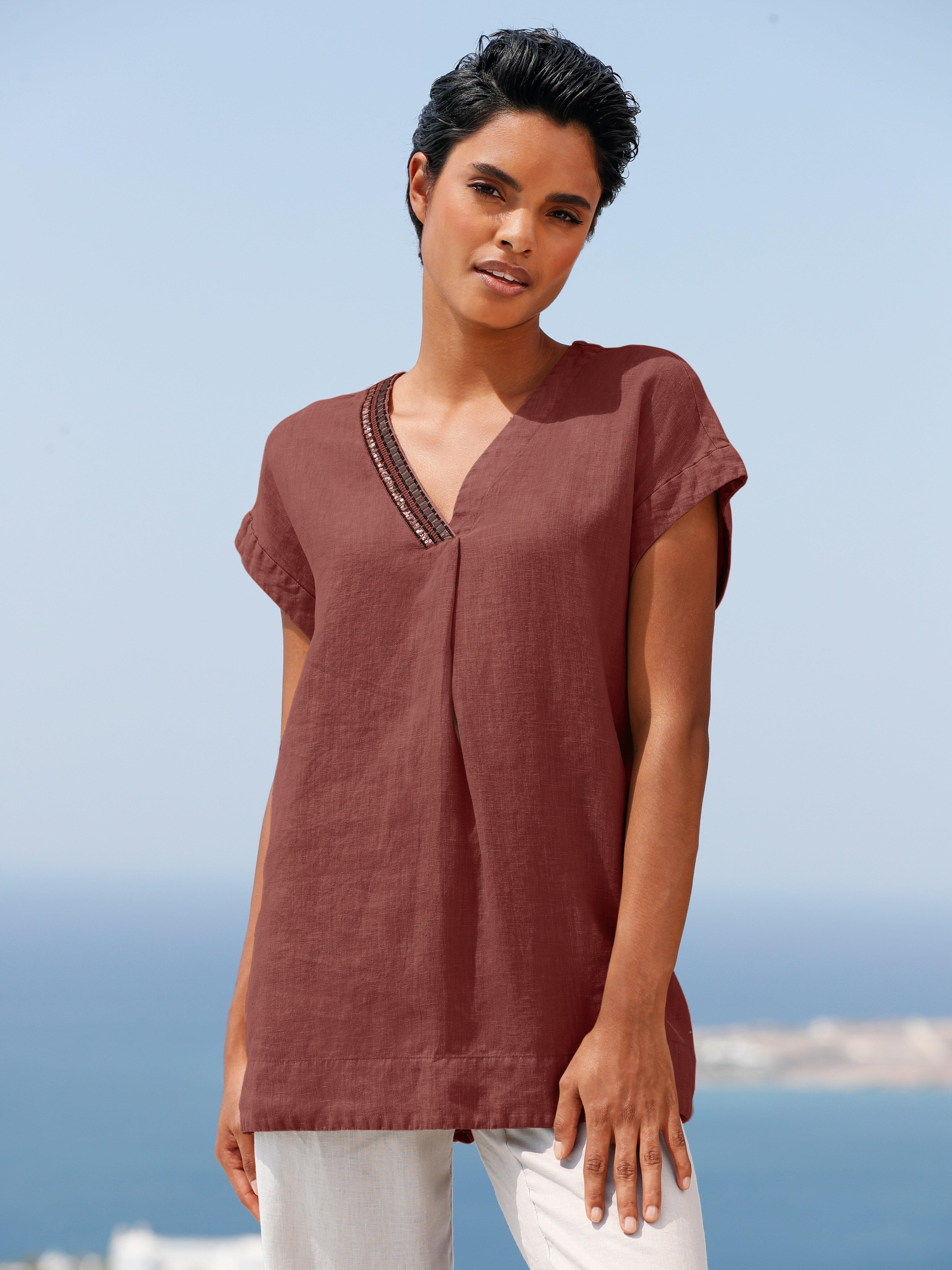 Peter Hahn - Blouse van 100% linnen