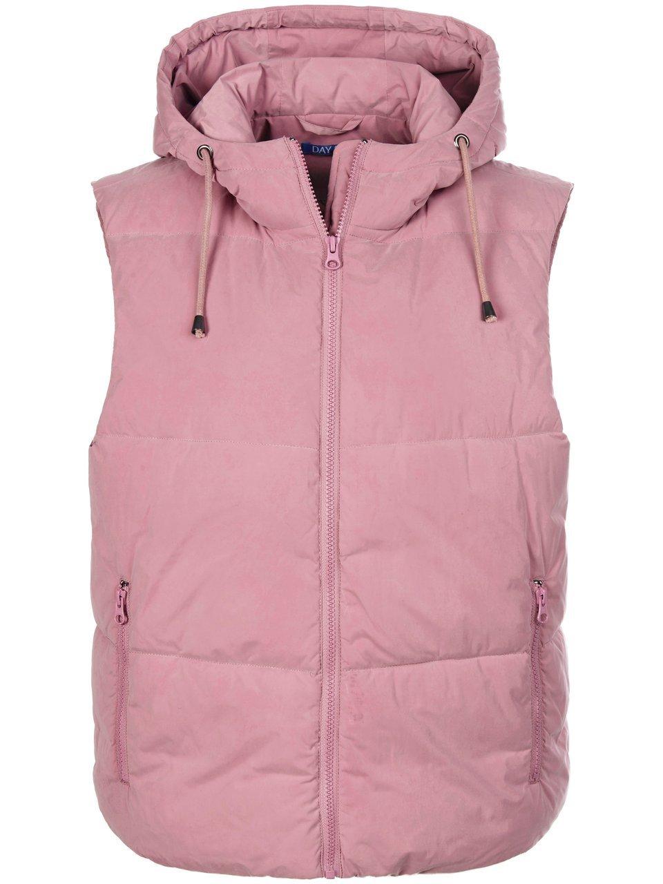 Watté-bodywarmer capuchon Van DAY.LIKE roze