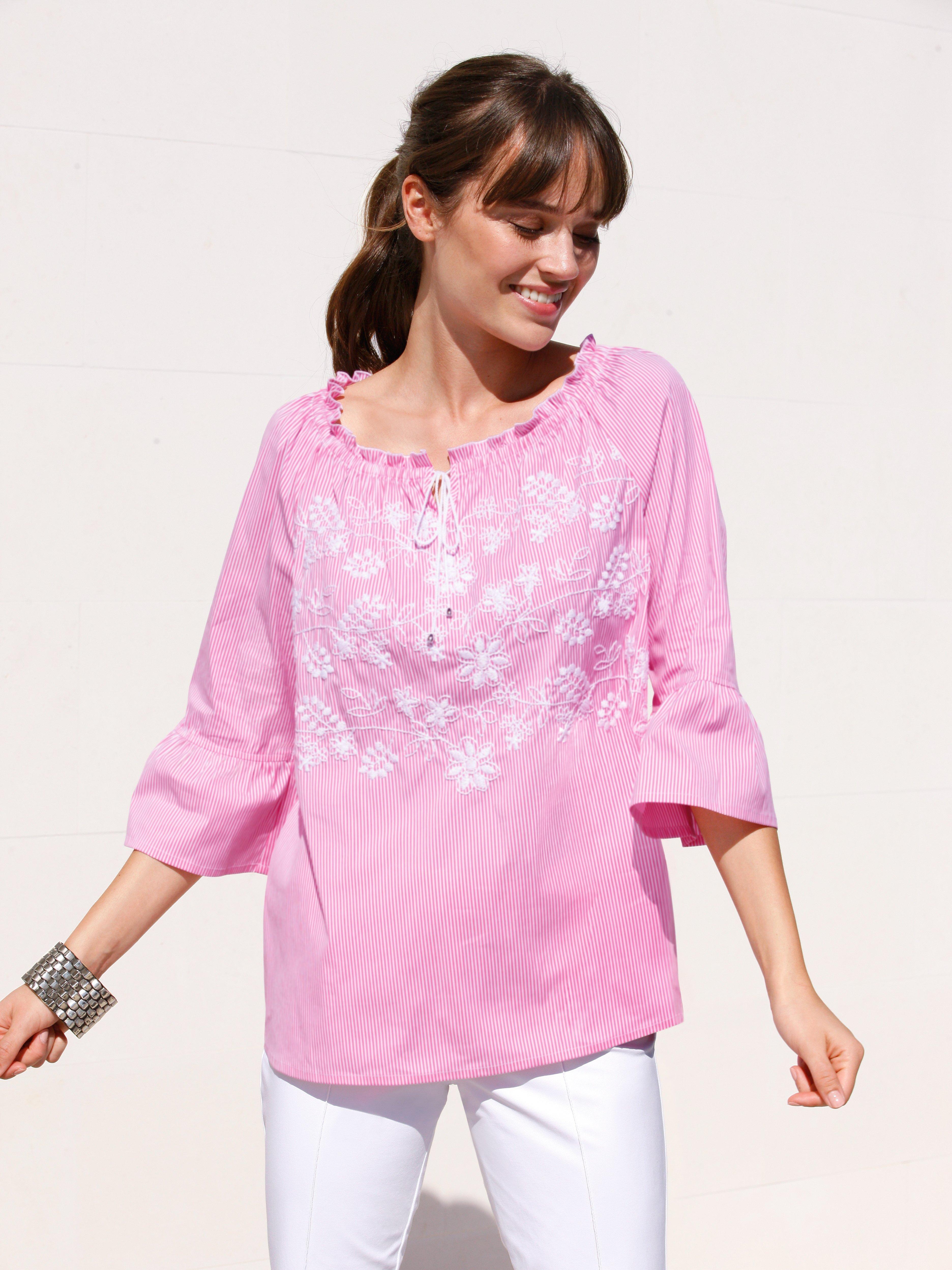 Just White - Blouse met 3/4-raglanmouwen