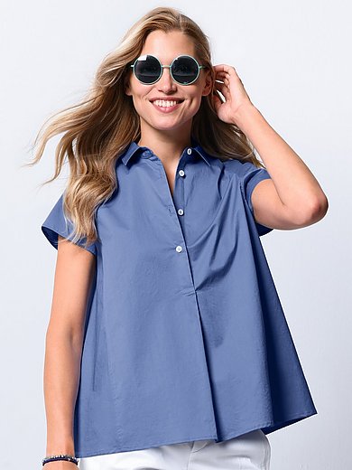 Bogner - Blouse in pull-on style with cap sleeves