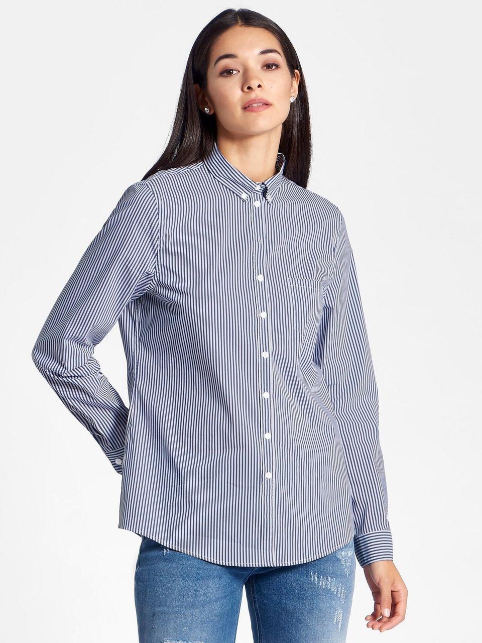 Peter Hahn - Blouse met button-downkraag