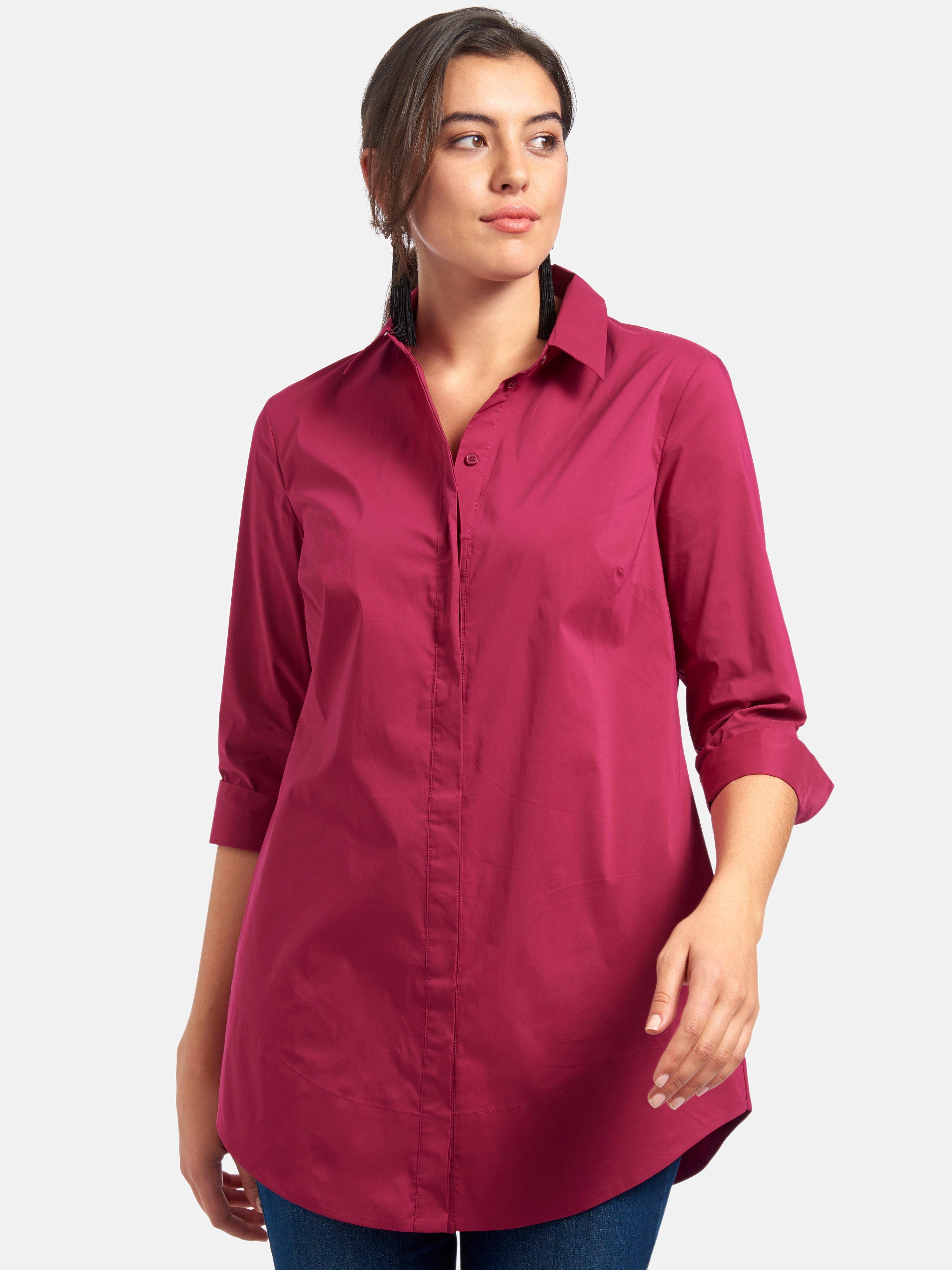 Emilia Lay - Lange blouse met 3/4-mouwe