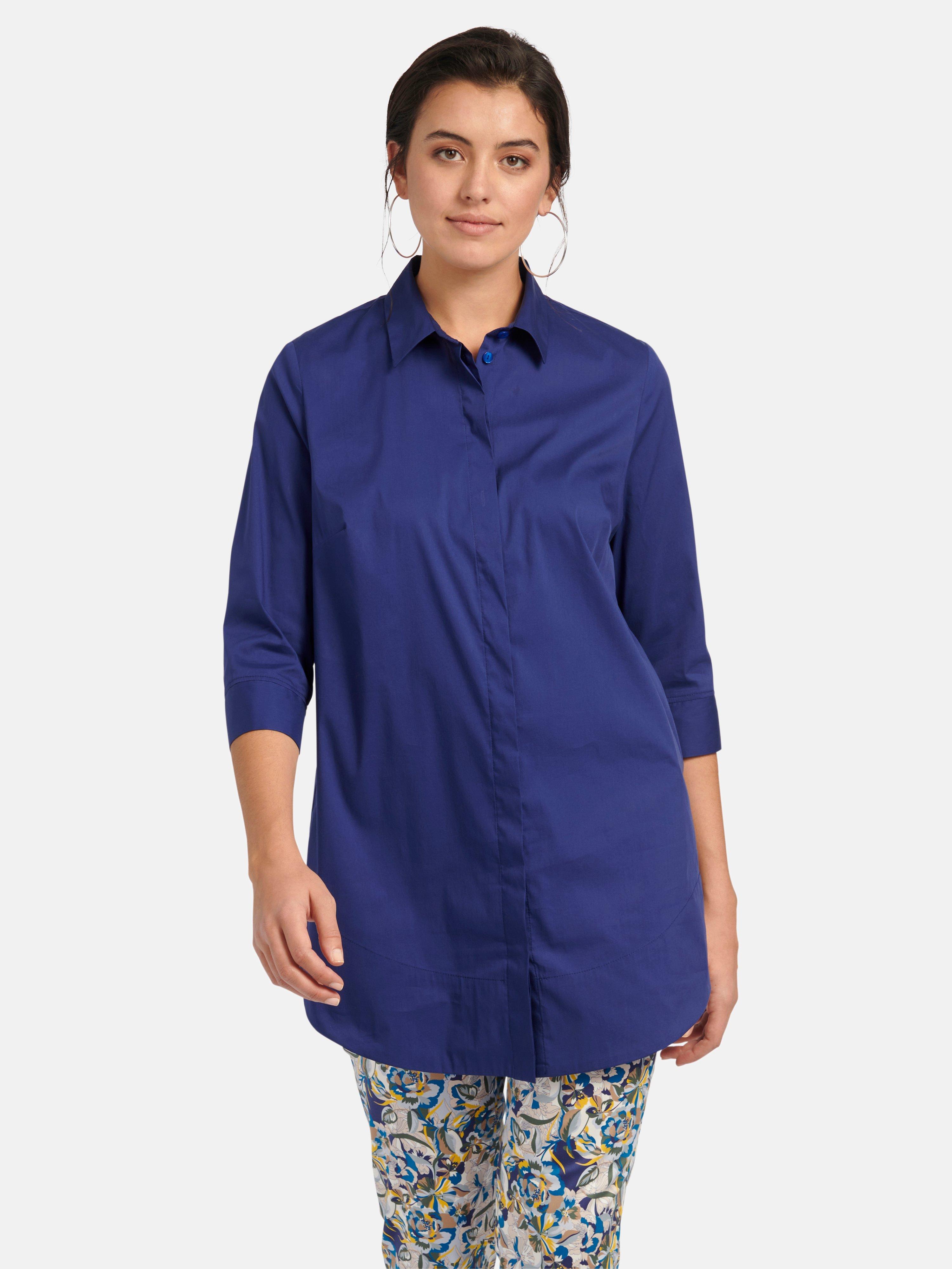 Emilia Lay - Lange blouse met 3/4-mouwe