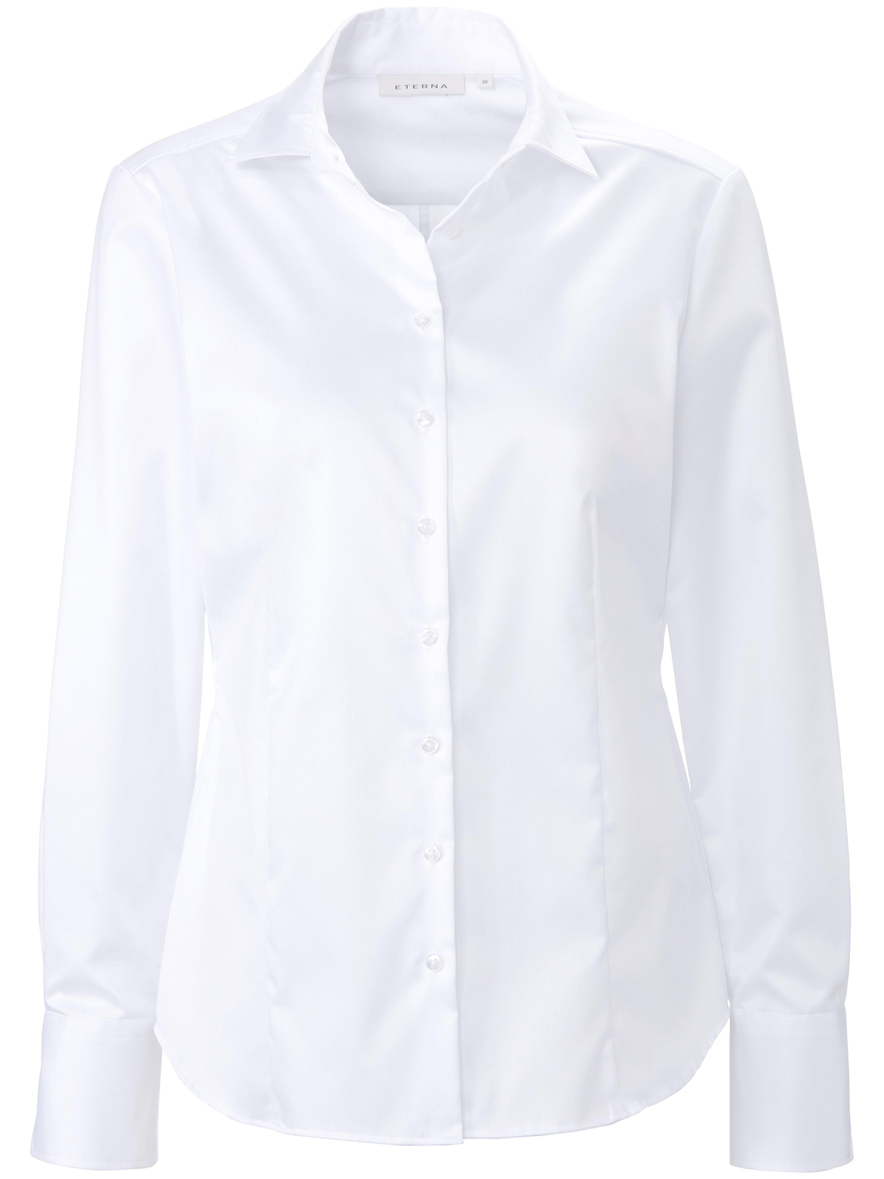 Thumbnail - Eterna - Bluse, weiss, Gr. 38 / S - Baumwolle
