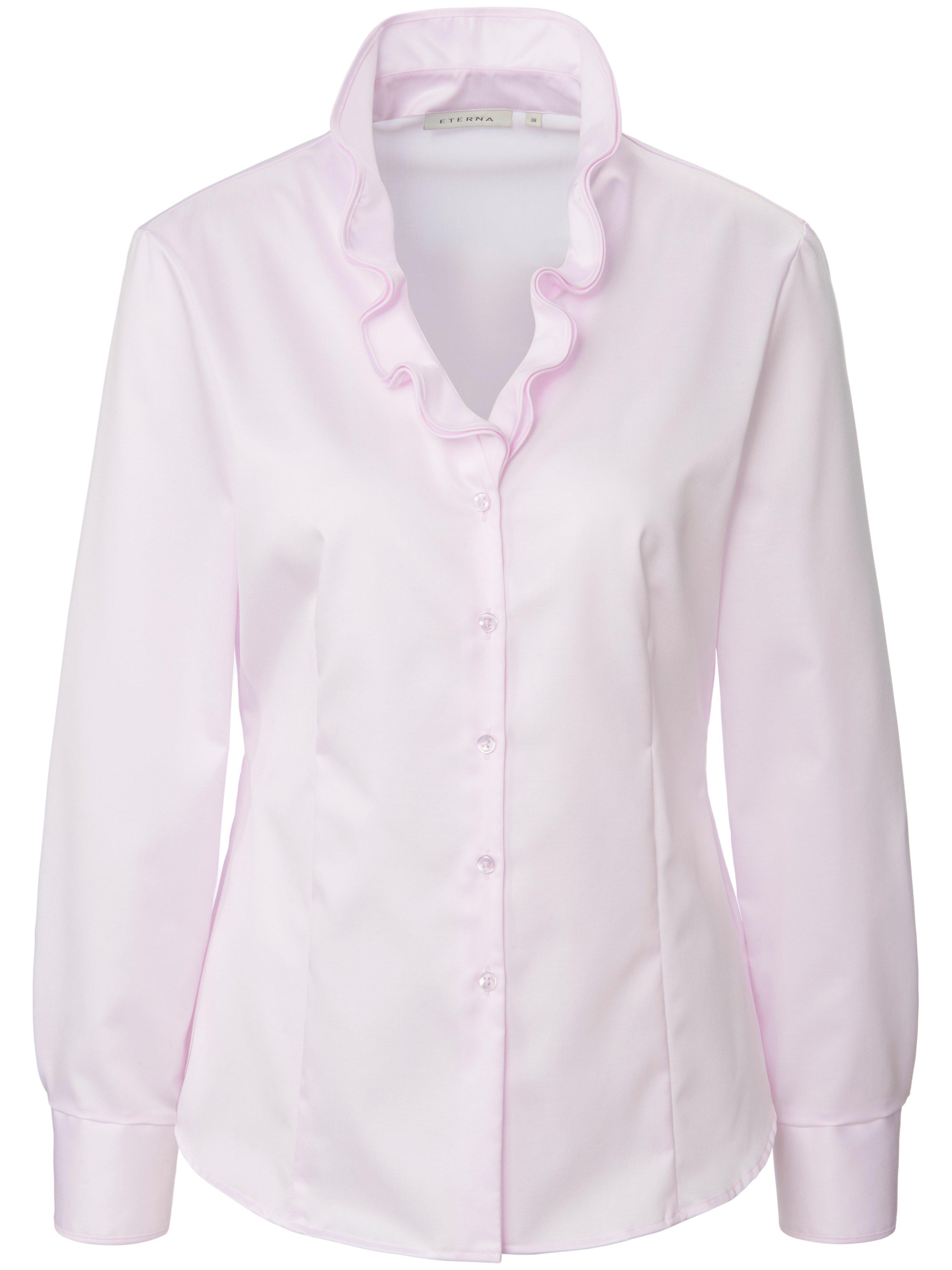 Blouse 100% katoen lange mouwen Van Eterna roze