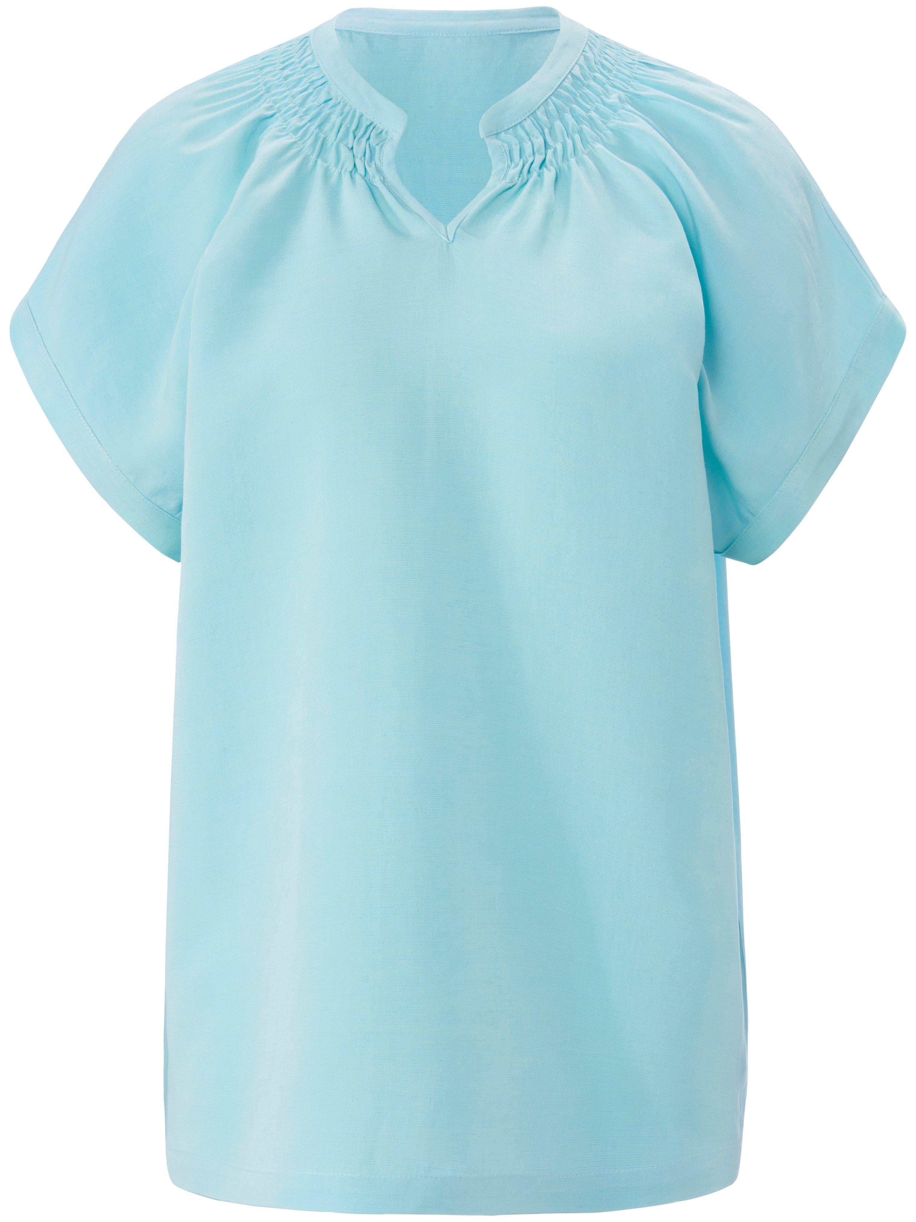 Blouse verlaagde schoudernaden Van MYBC blauw