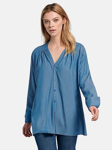 Steffen Schraut - Longline blouse with long sleeves