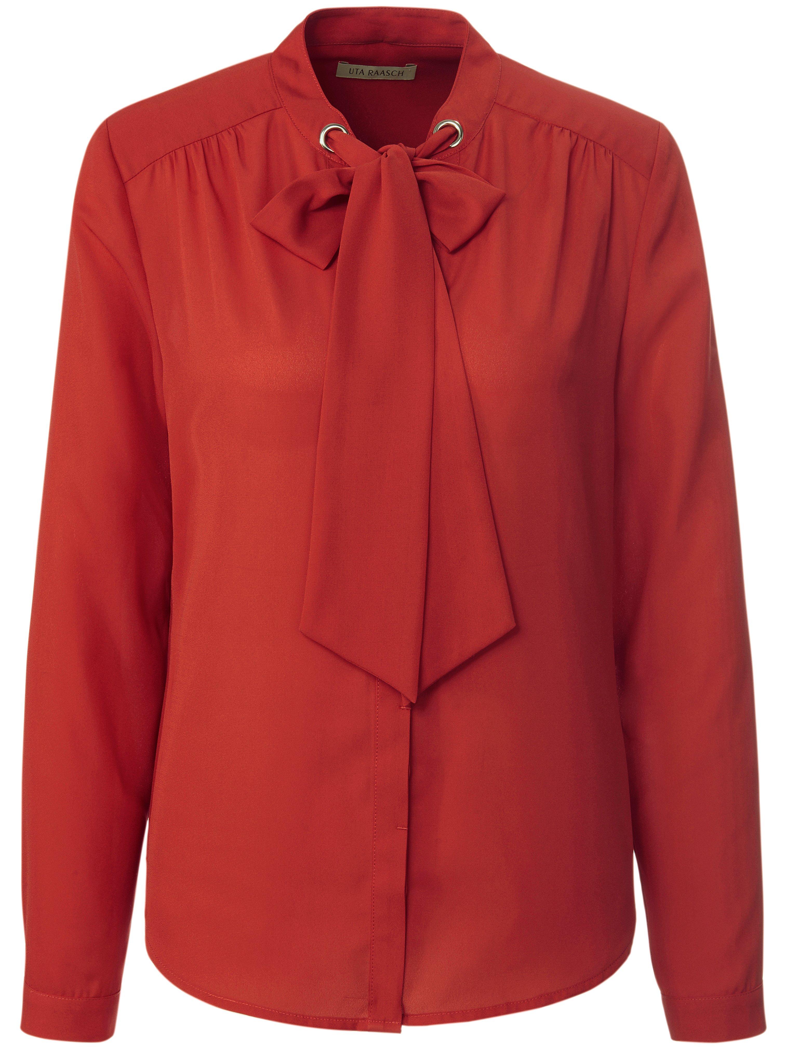 Blouse 100% polyester Van Uta Raasch rood