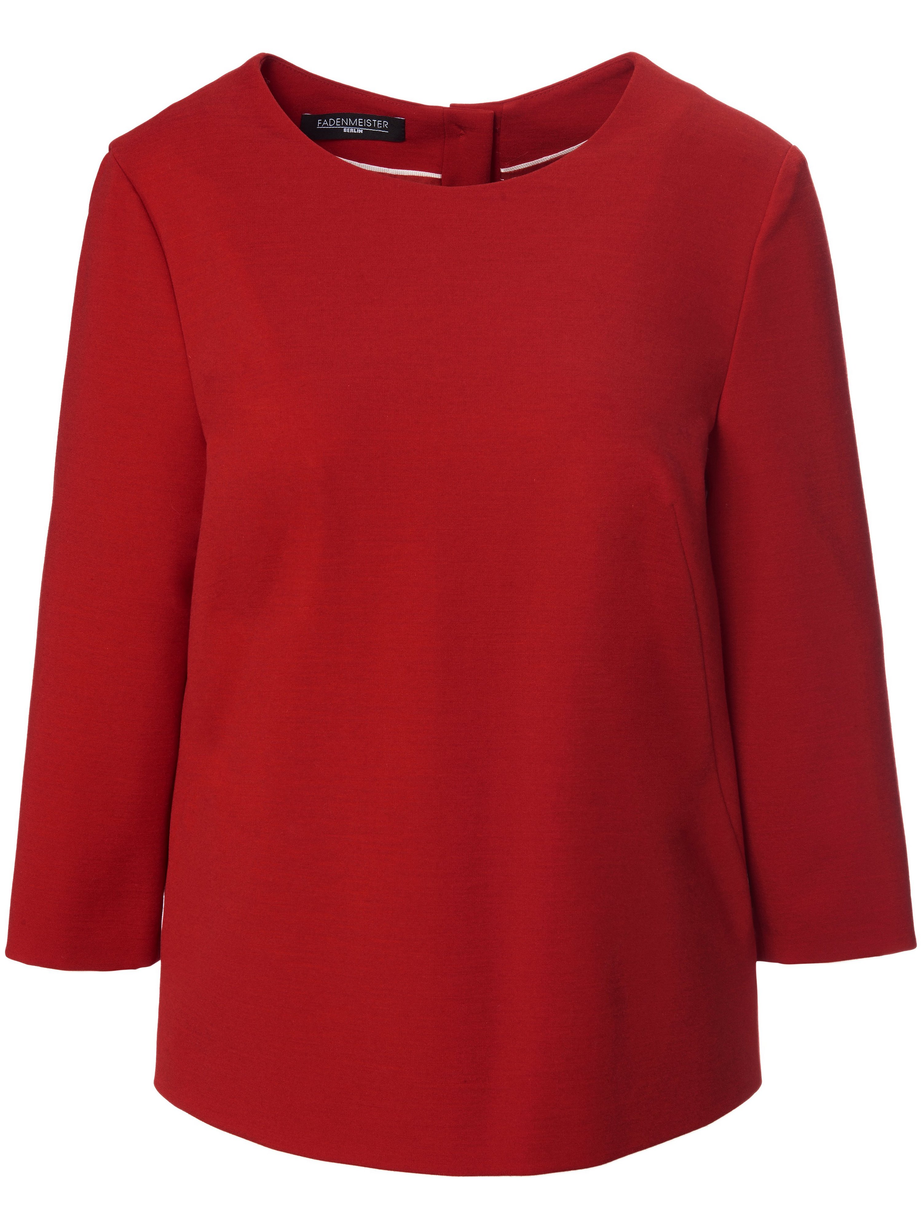 Jersey blouse 3/4-mouwen Van Fadenmeister Berlin rood