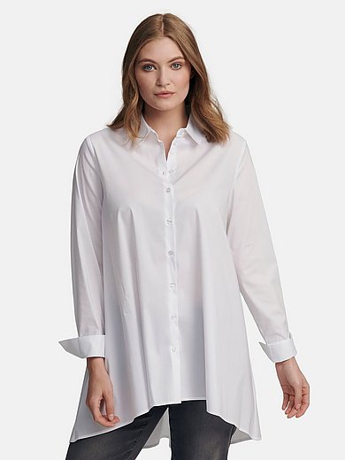 efter det Meget rart godt alarm Emilia Lay - Lang skjorte med lange ærmer - Hvid
