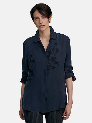 tRUE STANDARD - Long blouse with floral pattern