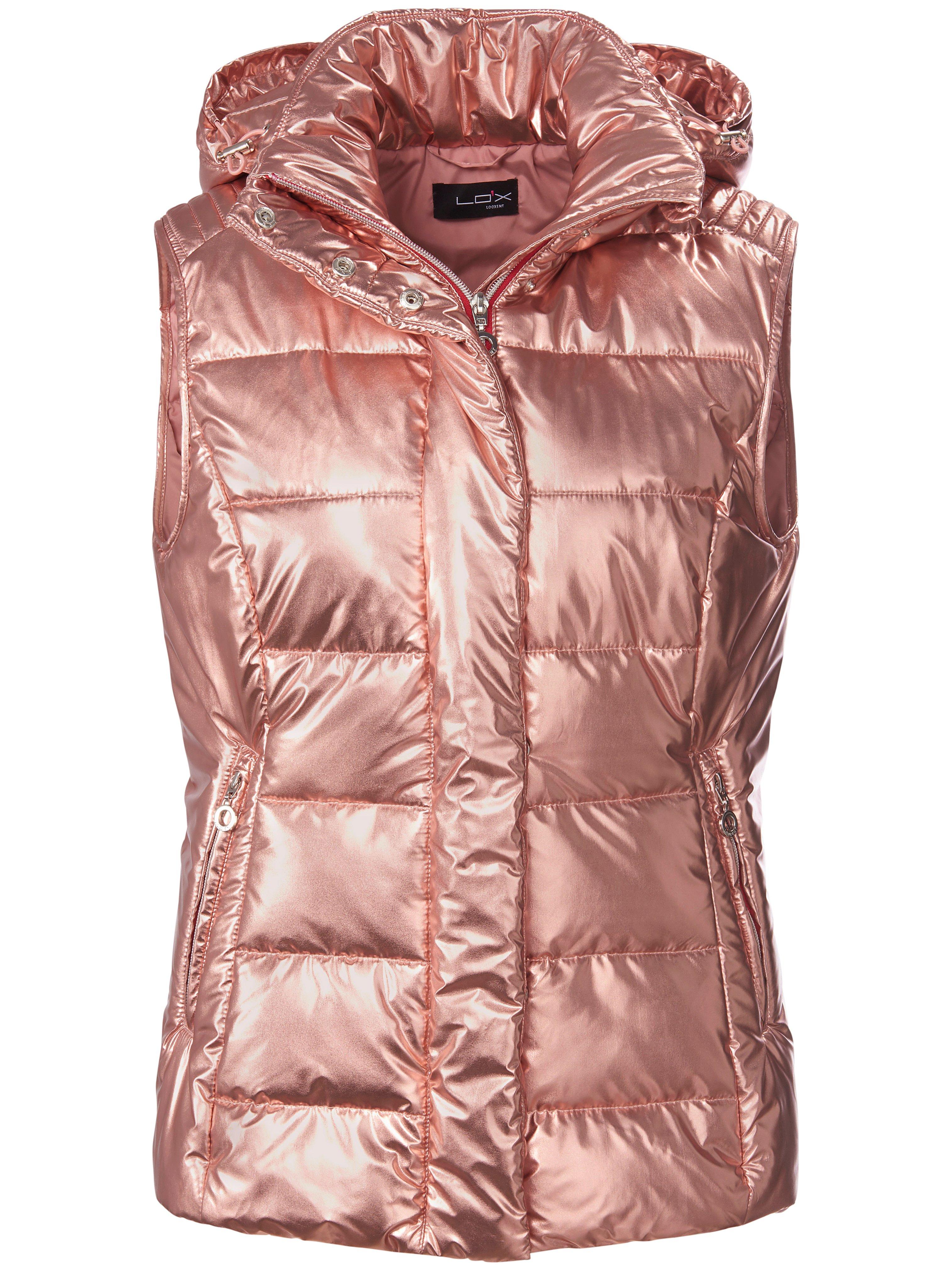 Watté-bodywarmer in metallic-look Van Looxent pink