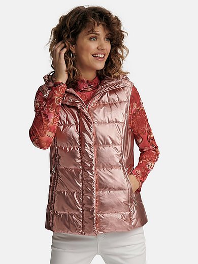 Looxent - Quilted gilet with stand-up collar