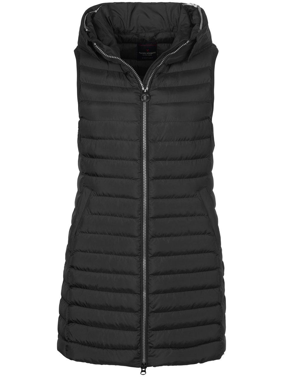 Lange bodywarmer Van Fuchs+Schmitt zwart