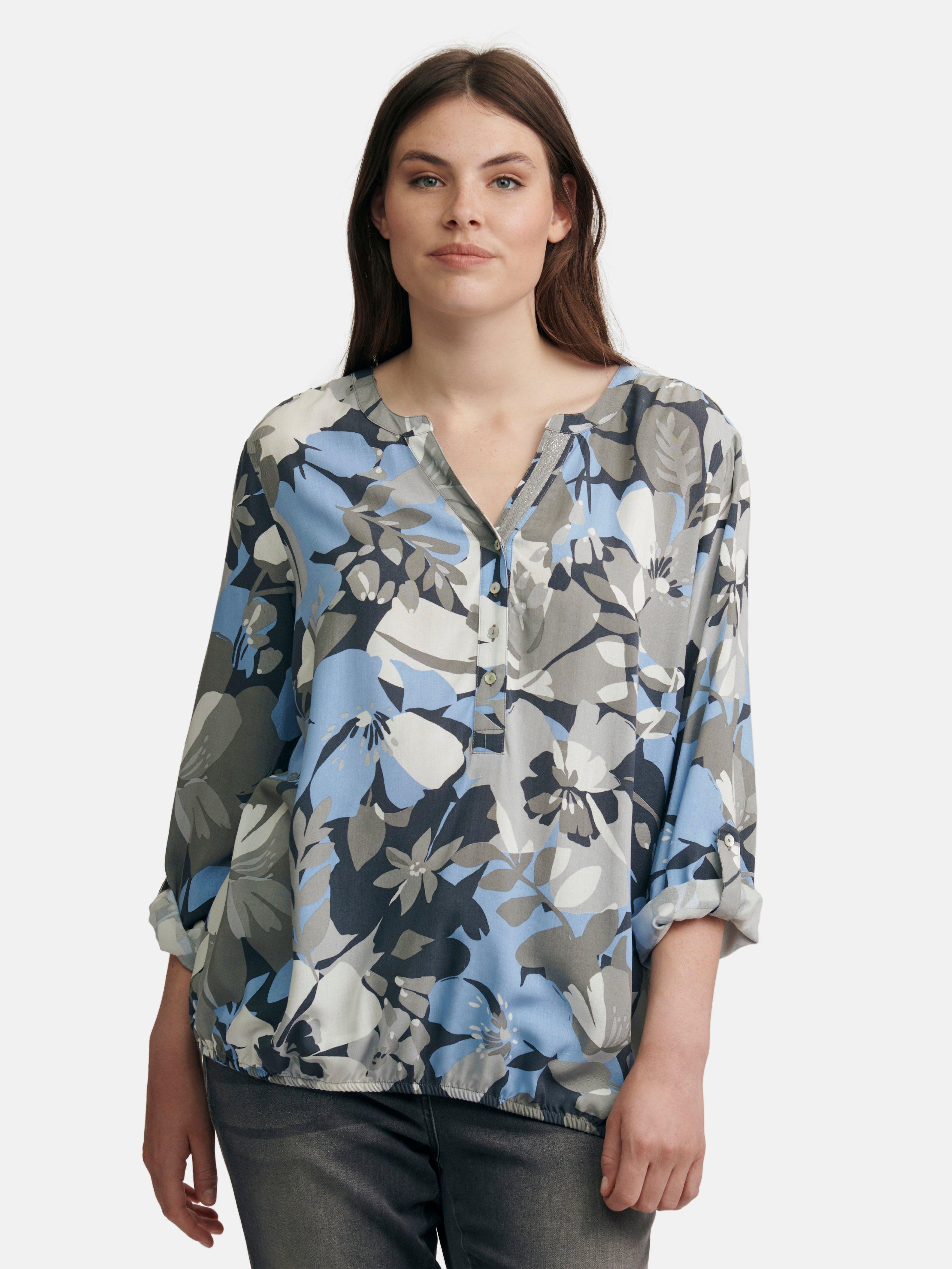 Via Appia Due - La blouse ample et fluide avec imprimé floral