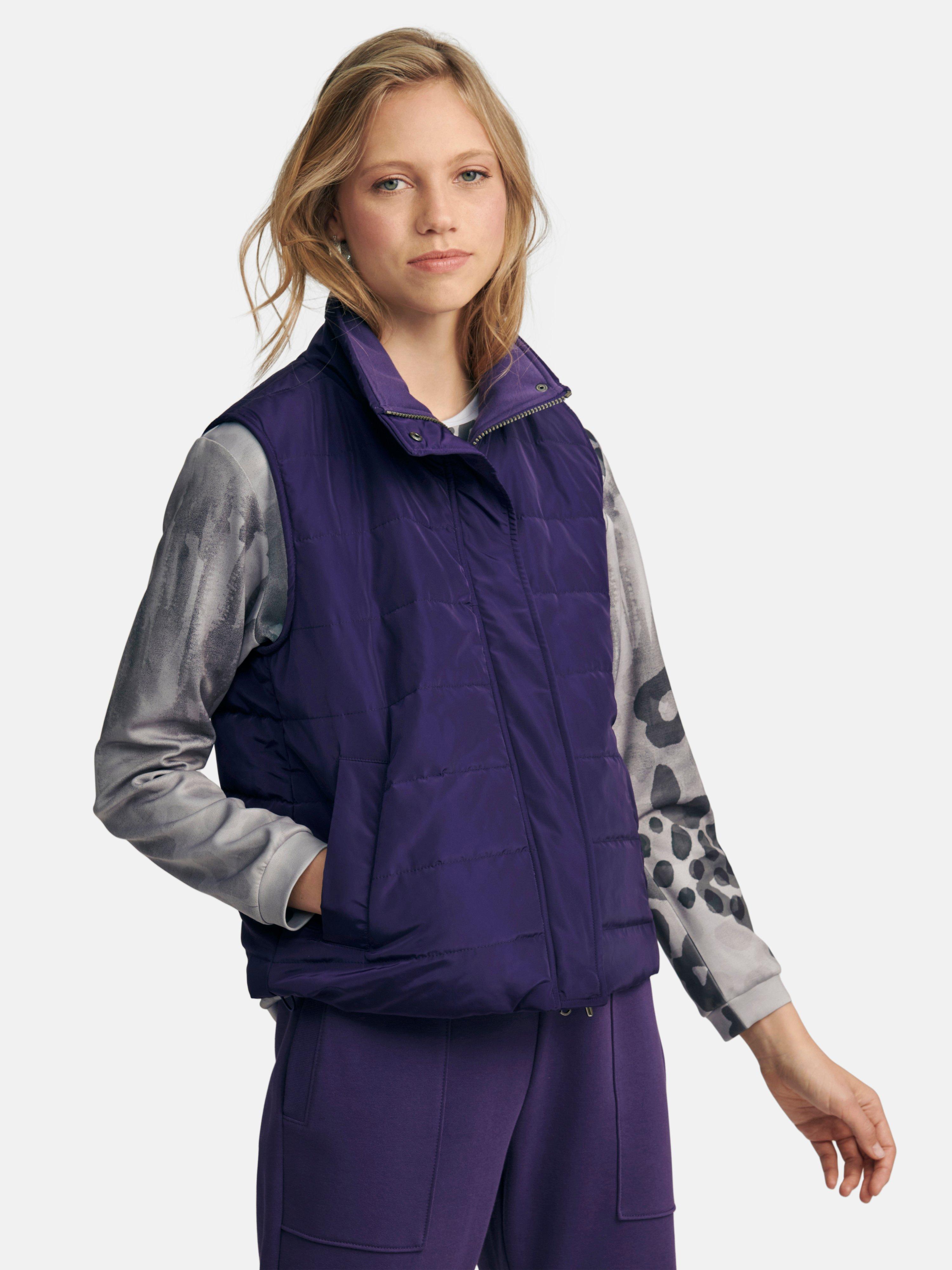 Margittes - Watté-bodywarmer met blinde 2-weg-ritssluiting