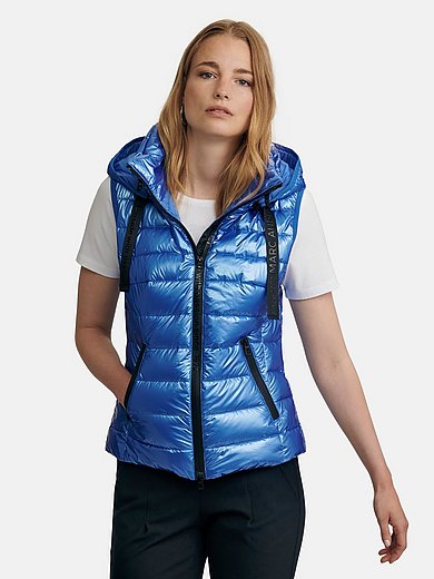 Marc Aurel - Quilted waistcoat with fake down