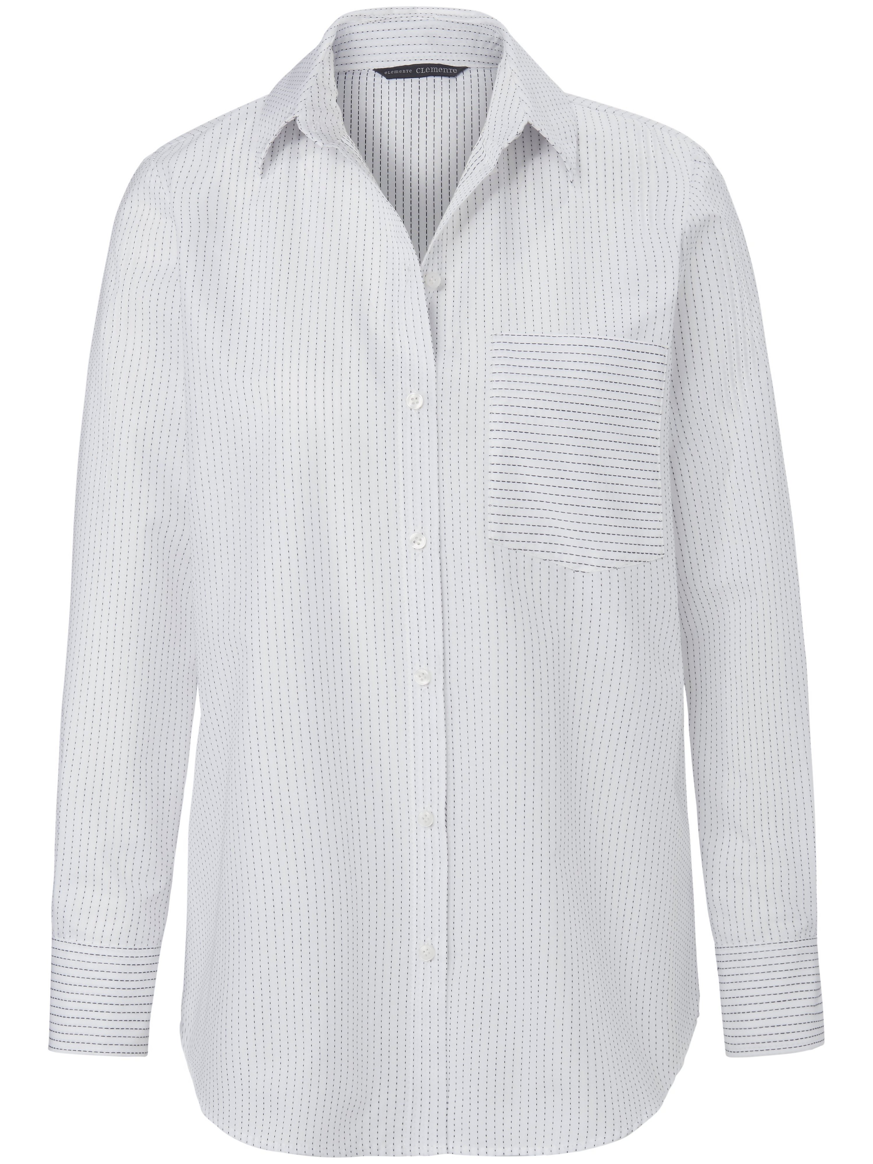 Lange blouse 100% katoen Van elemente clemente wit