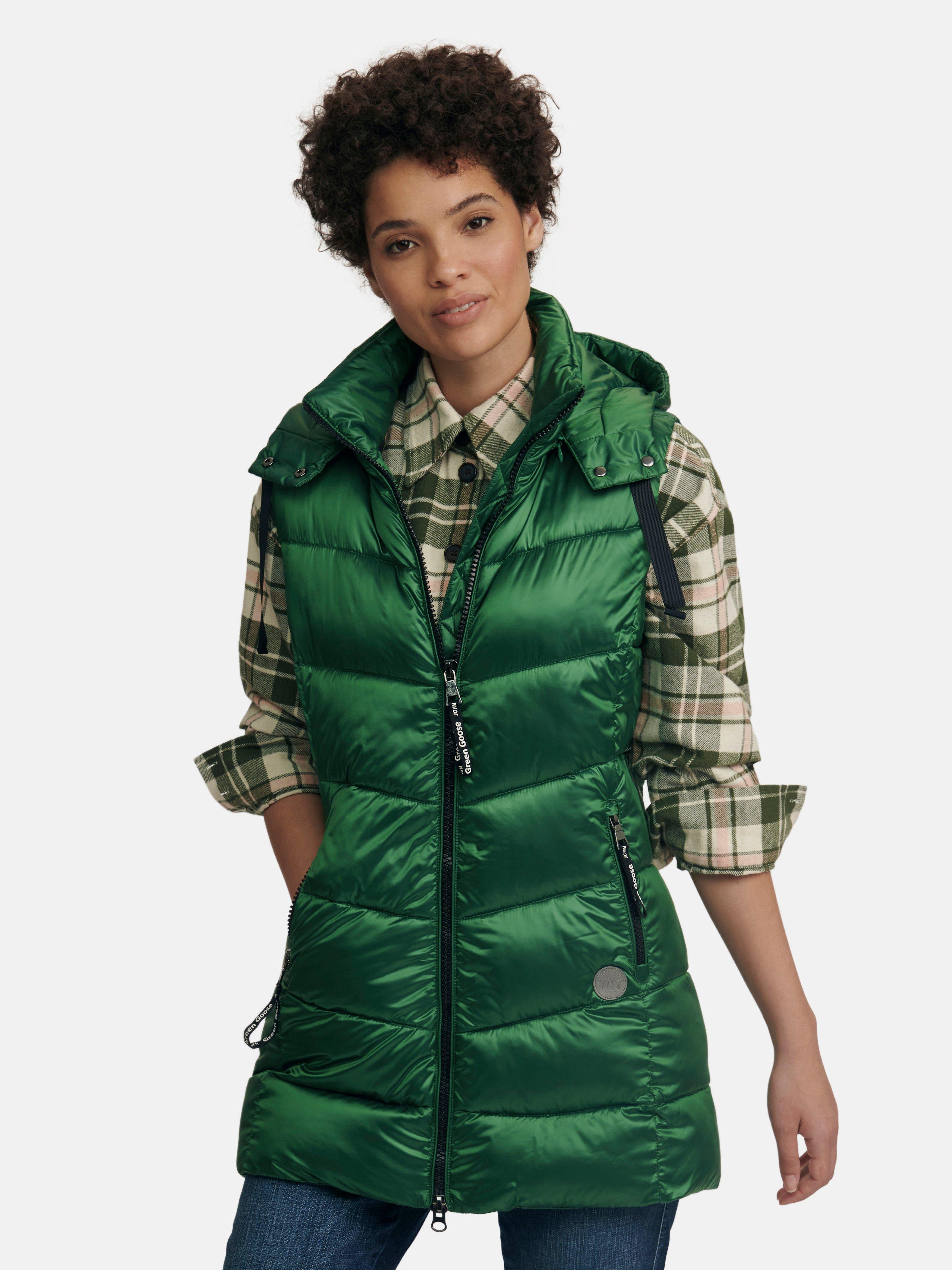 Green Goose - Lang doorgestikt vest
