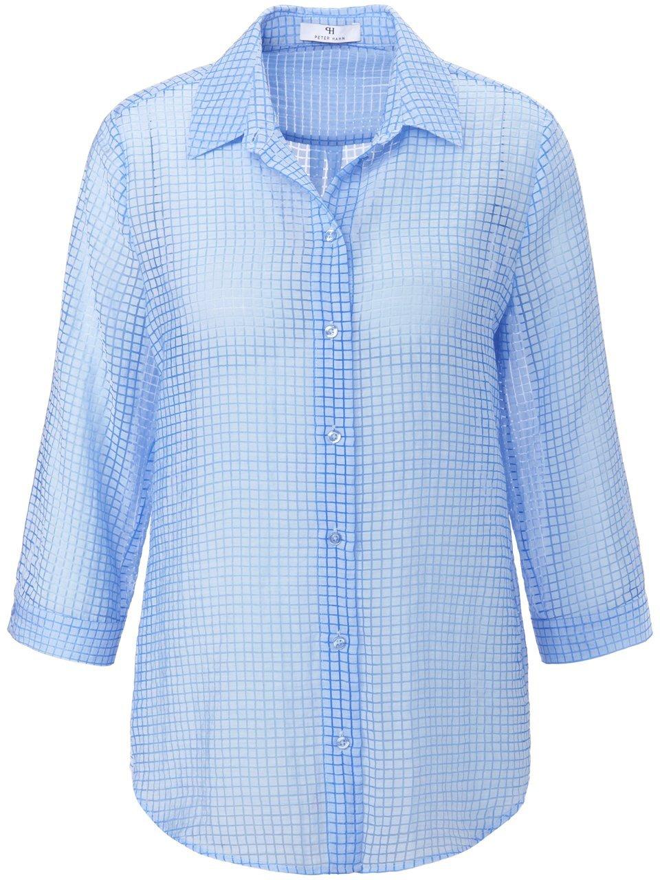Lange blouse 3/4-mouwen Van Peter Hahn blauw