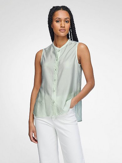 Riani - Sleeveless blouse in lyocell and silk mix