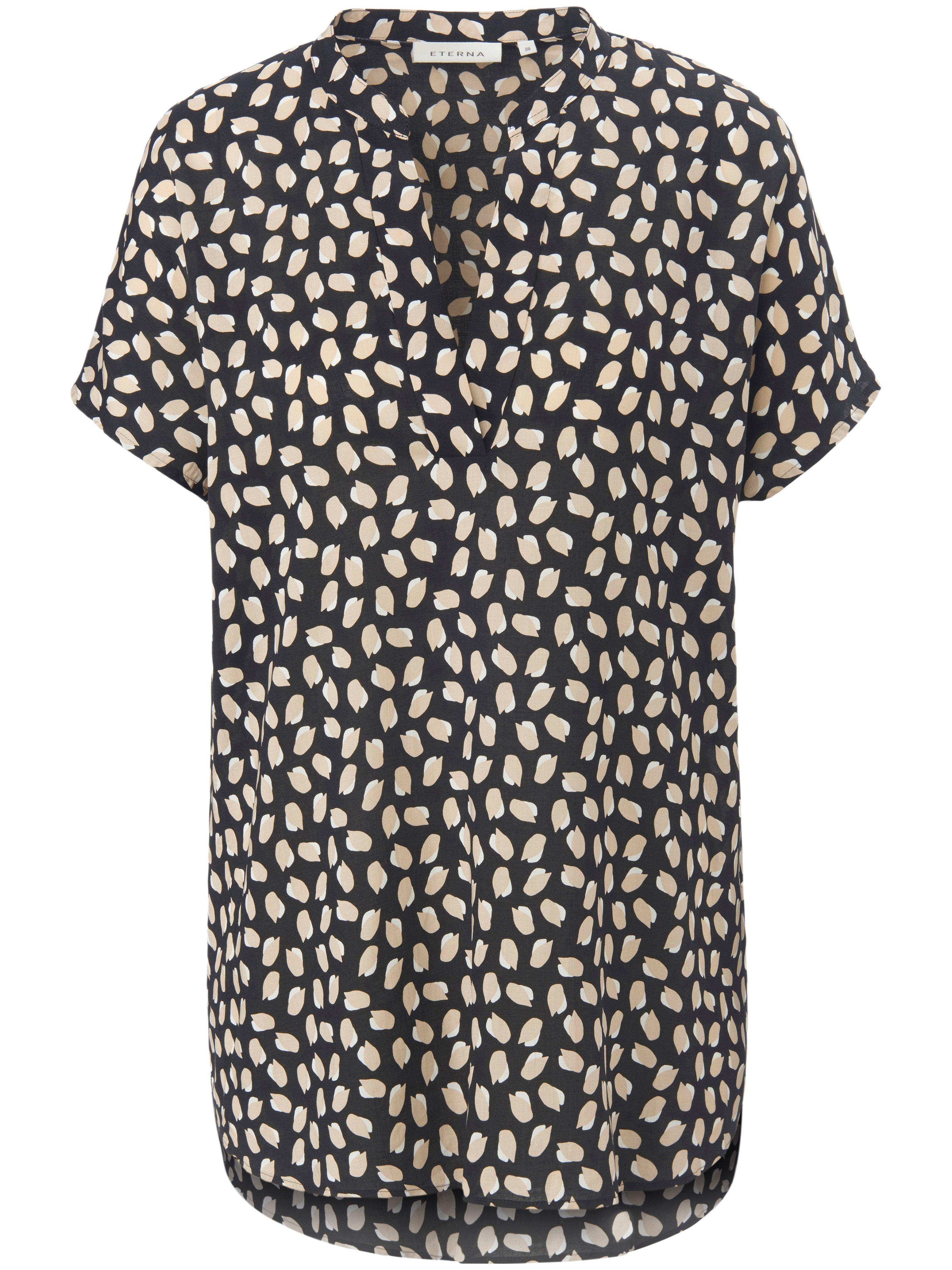 Shirt korte mouwen Van Eterna zwart