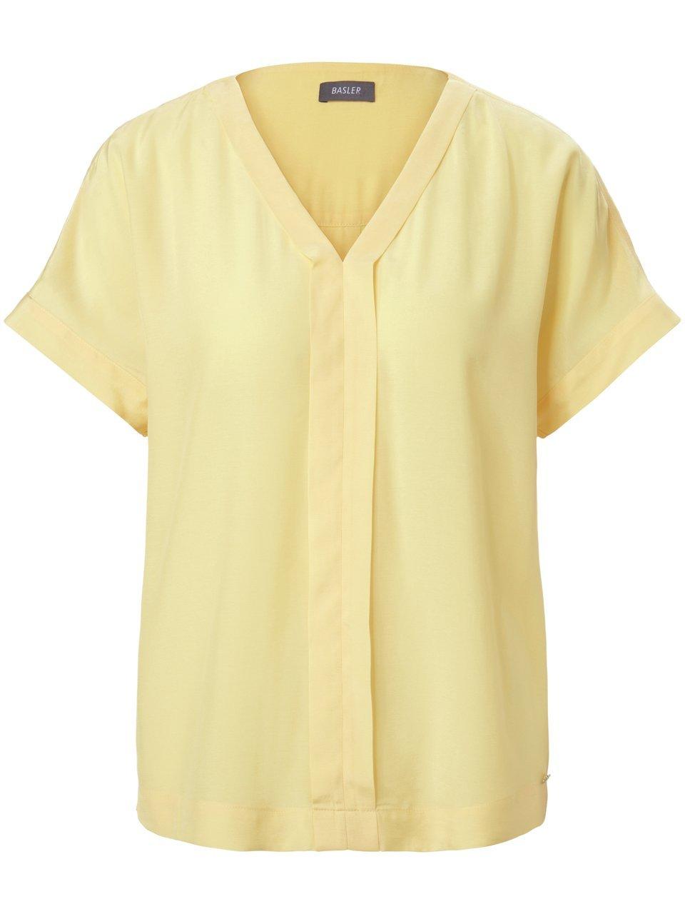 Blouse V-hals Van BASLER geel