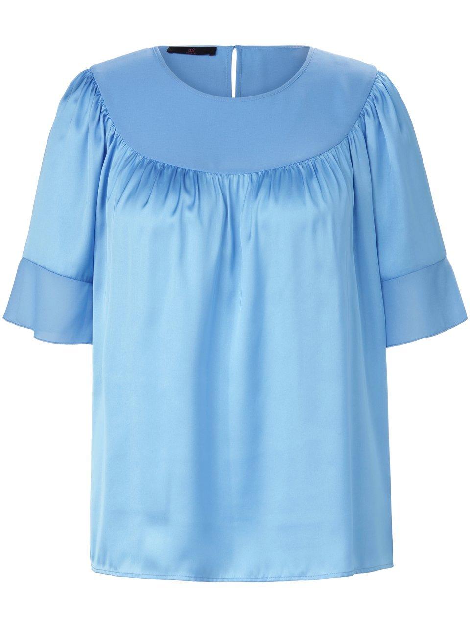 Blouse 3/4-raglanmouwen Van Emilia Lay blauw